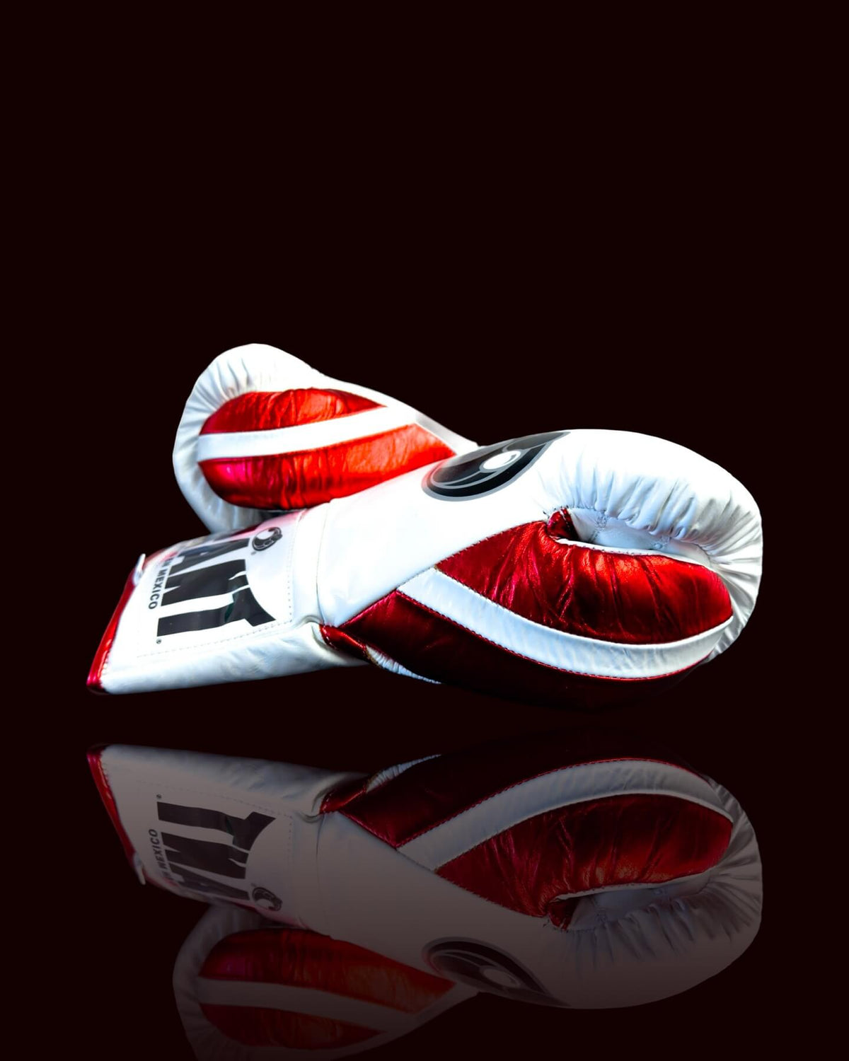 Customizable Grant Boxing Gloves White/Red Training
