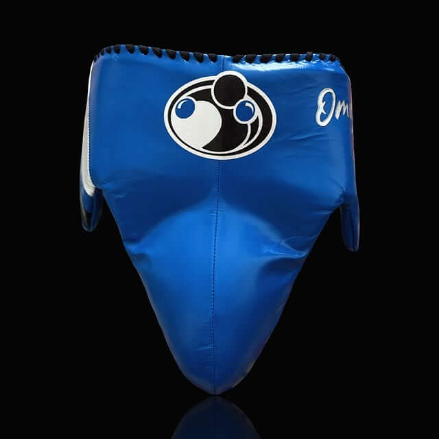 Customizable Blue/Black/Silver Grant Boxing Sets With Cheeks Head Guard and Groin Guard Protector