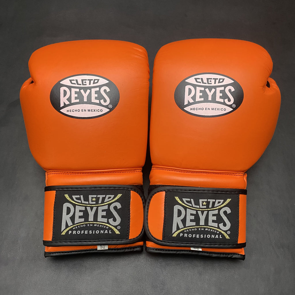 Customizable Orange Cleto Reyes Boxing Gloves, Cleto Reyes Velcro Boxing Gloves, Christmas Gift for Men's and Women's, Thanksgiving Gifts for Him and Her -