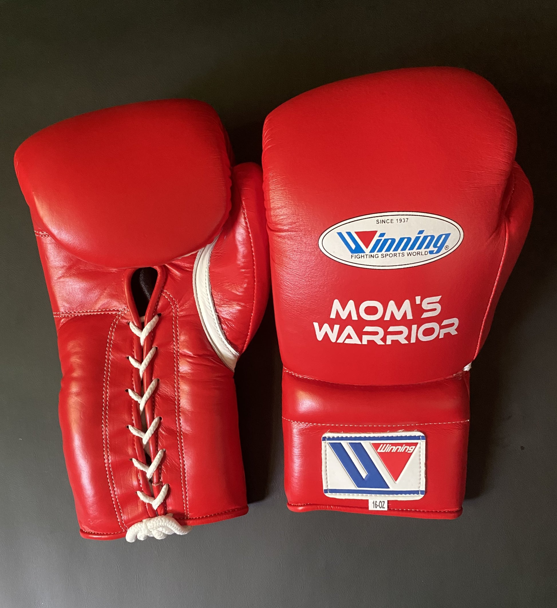 Customizable Red Winning Boxing Sets With Cheeks Head Guard