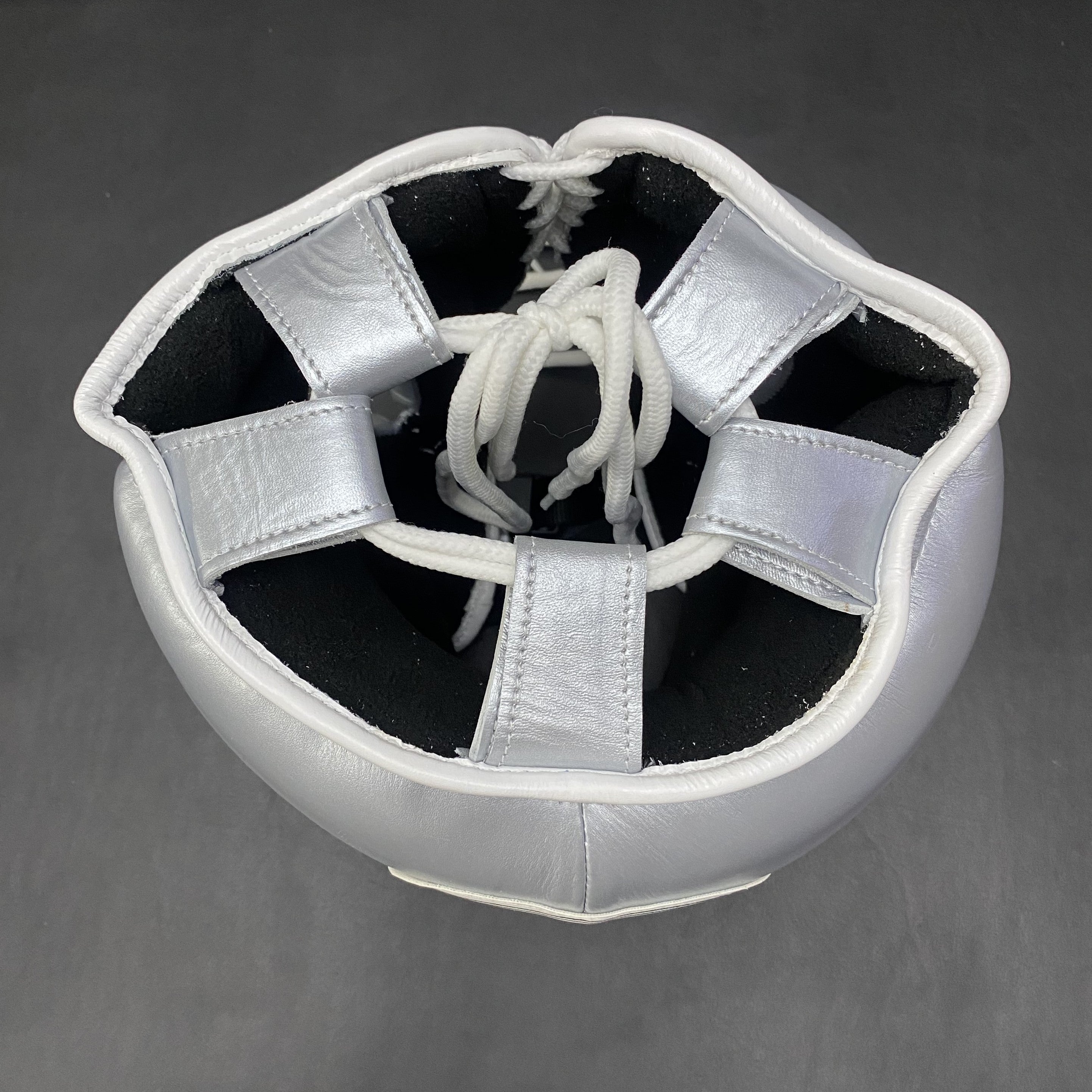 Customizable Silver Winning Boxing Sets With Nose Bar Head Guard