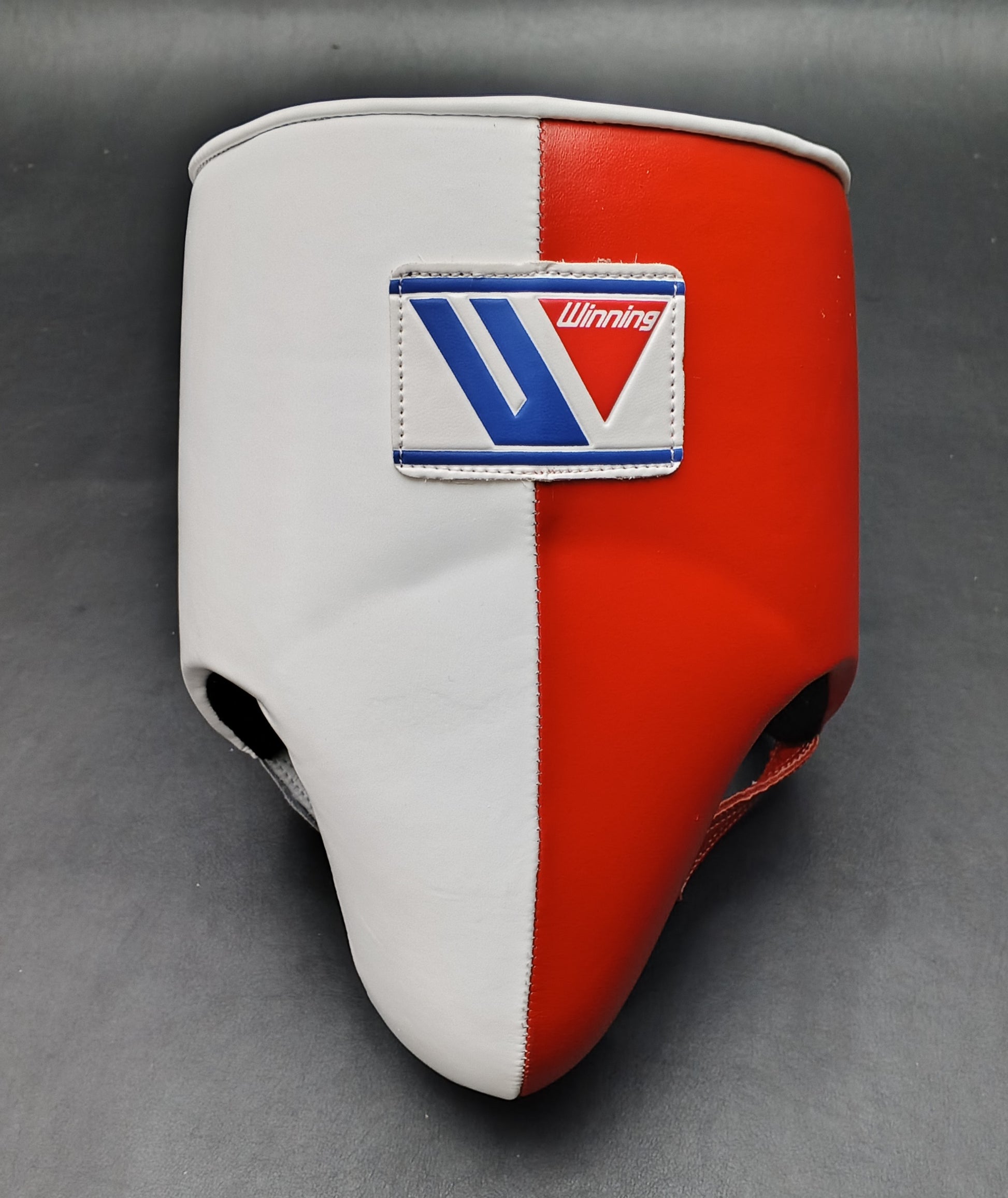 Customizable White and Red Winning Boxing Sets With Cheeks Head Guard