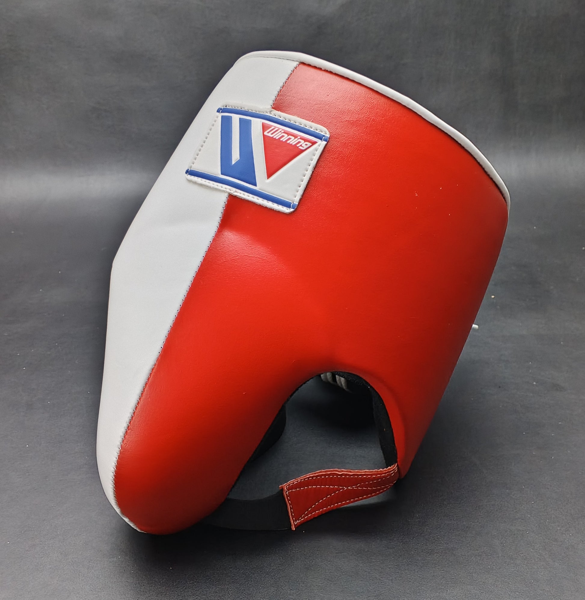 Customizable White and Red Winning Boxing Sets With Cheeks Head Guard