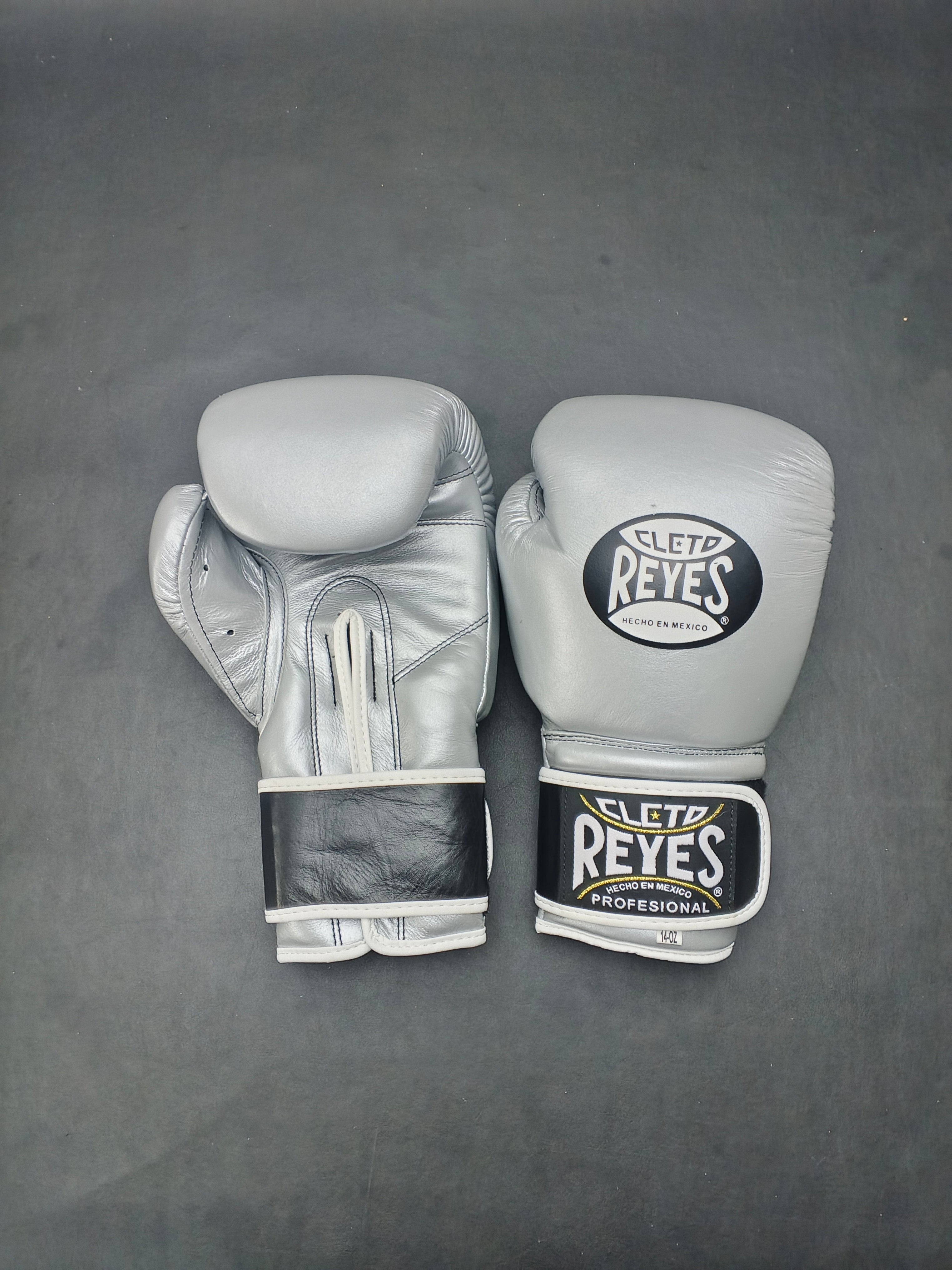 Customizable Silver Cleto Reyes Boxing Gloves, Cleto Reyes Velcro Boxing Gloves, Christmas Gift for Men's and Women's, Thanksgiving Gifts for Him and Her
