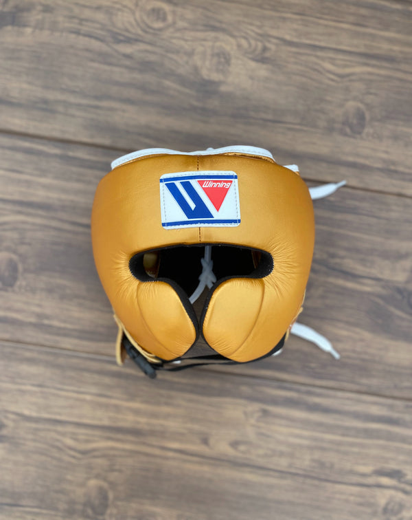 Customizable Gold Winning Boxing Sets With Cheeks Head Guard