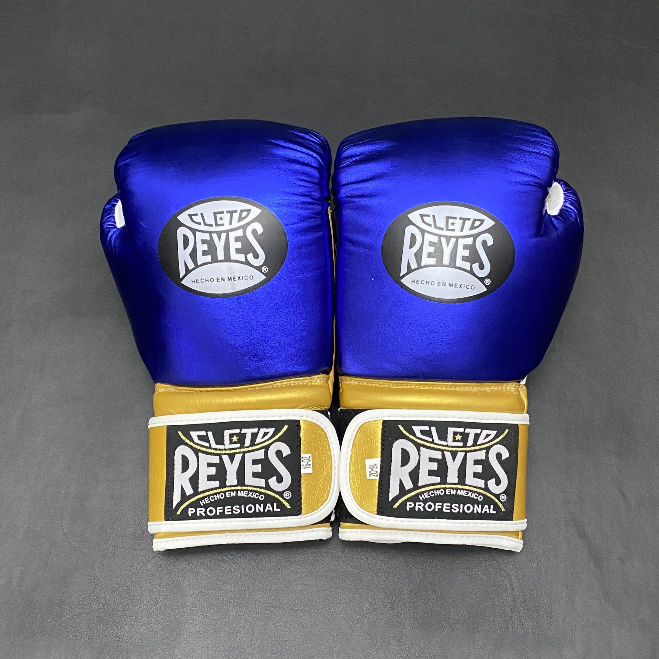 Customizable Blue and Gold Cleto Reyes Boxing Gloves, Cleto Reyes Velcro Boxing Gloves, Christmas Gift for Men's and Women's, Thanksgiving Gifts for Him and Her