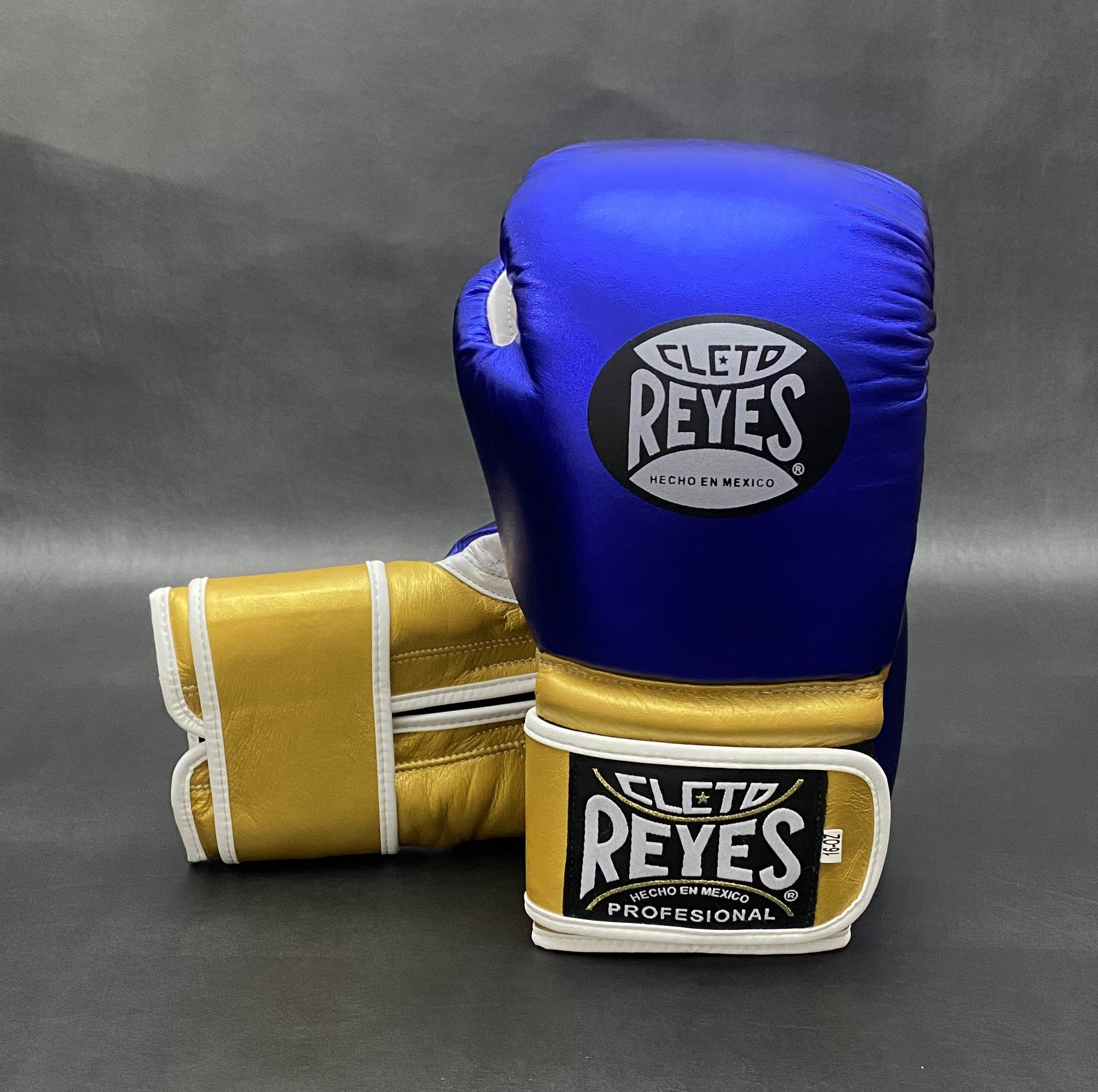 Customizable Blue and Gold Cleto Reyes Boxing Gloves, Cleto Reyes Velcro Boxing Gloves, Christmas Gift for Men's and Women's, Thanksgiving Gifts for Him and Her