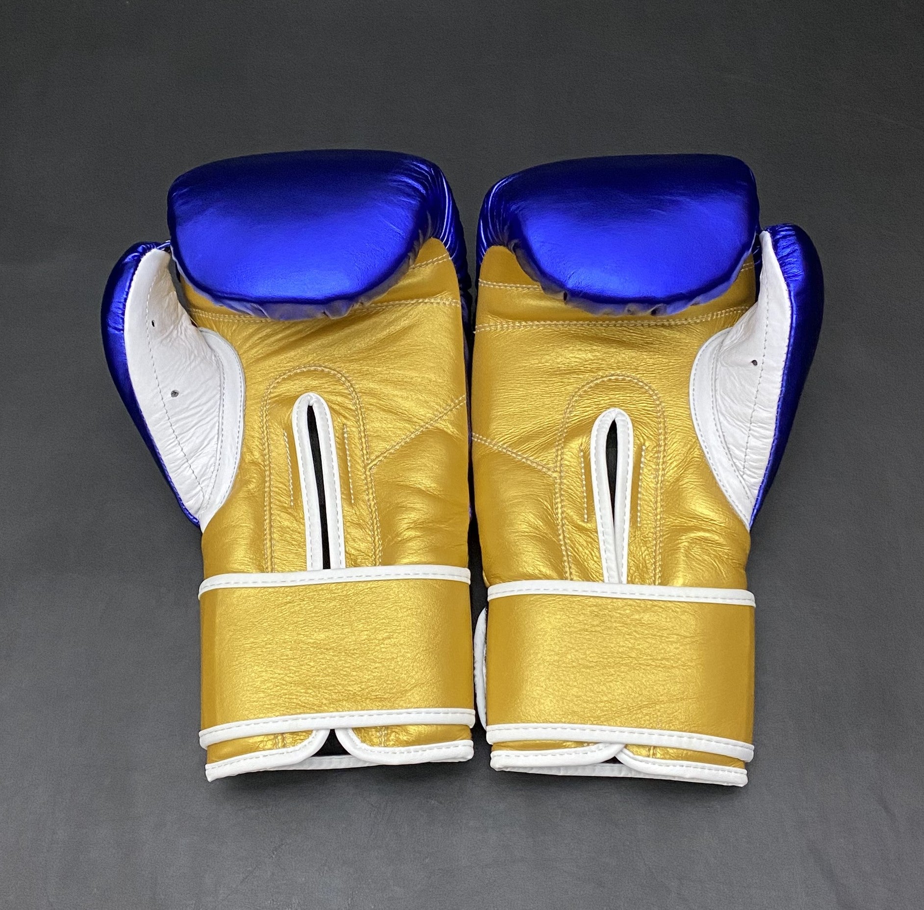 Customizable Blue and Gold Cleto Reyes Boxing Gloves, Cleto Reyes Velcro Boxing Gloves, Christmas Gift for Men's and Women's, Thanksgiving Gifts for Him and Her