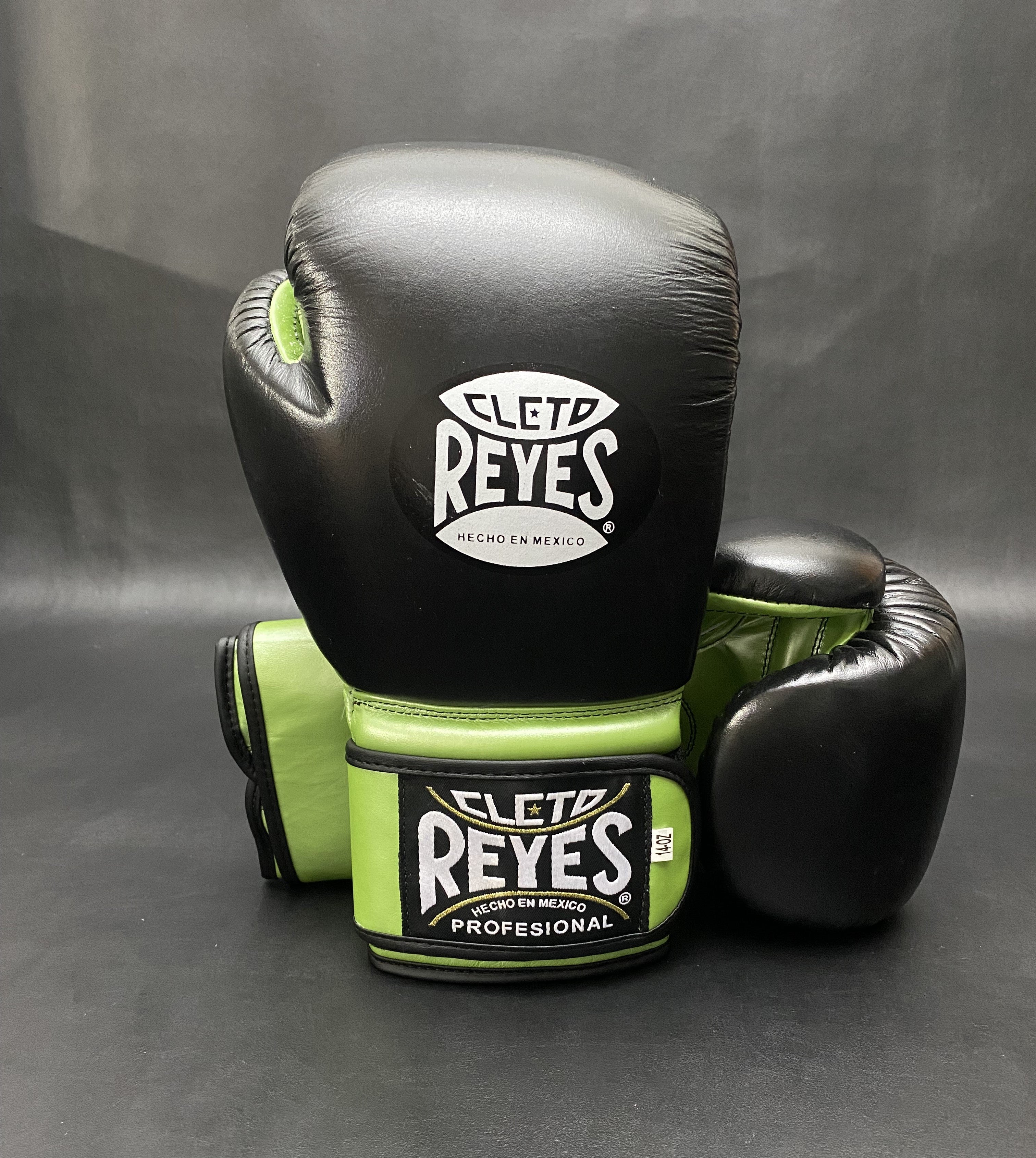 Customizable Black and Green Cleto Reyes Boxing Gloves, Cleto Reyes Velcro Boxing Gloves, Christmas Gift for Men's and Women's, Thanksgiving Gifts for Him and Her