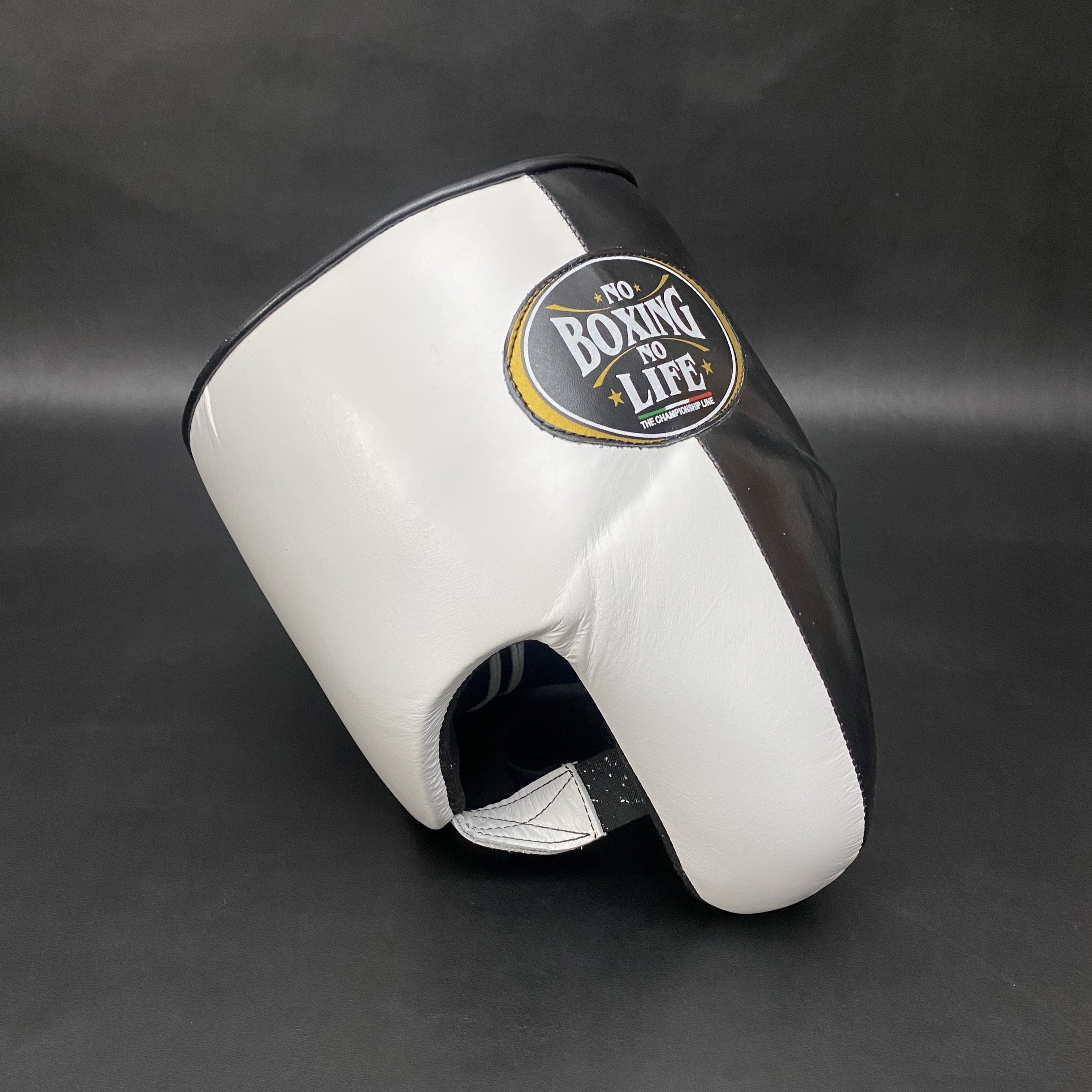 Customizable White and Black No Boxing No Life Boxing Groin Guards