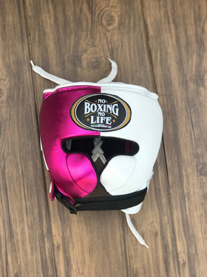Customizable White and Pink No Boxing No Life Boxing Set, No Boxing No Life Lace Up Boxing Gloves, Christmas Gift for Men's and Women's, Thanksgiving Gifts for Him and Her