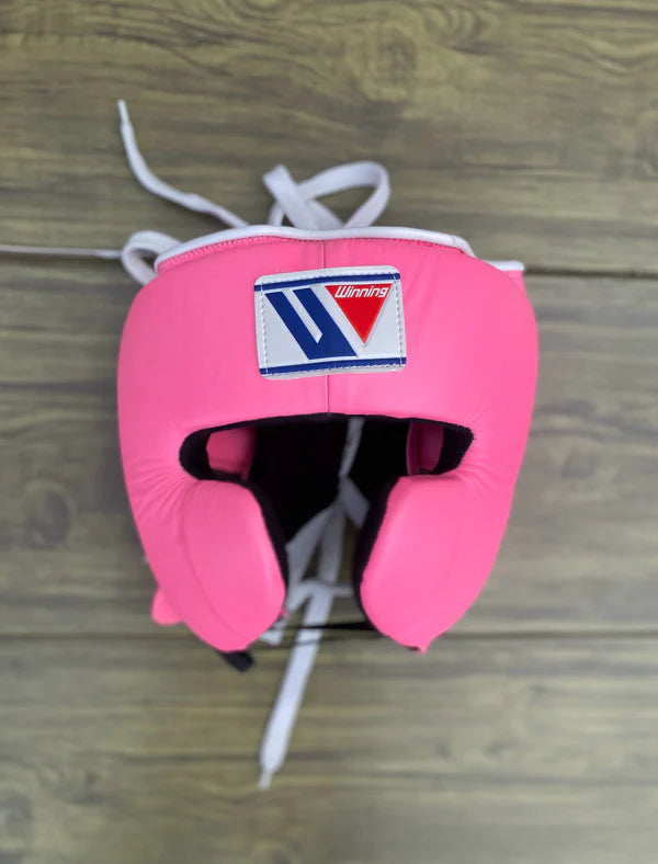 Customizable Pink Winning Boxing Sets With Cheeks Head Guard