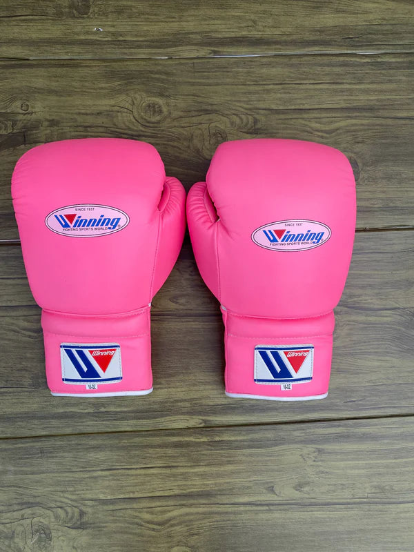 Customizable Pink Winning Boxing Sets With Cheeks Head Guard