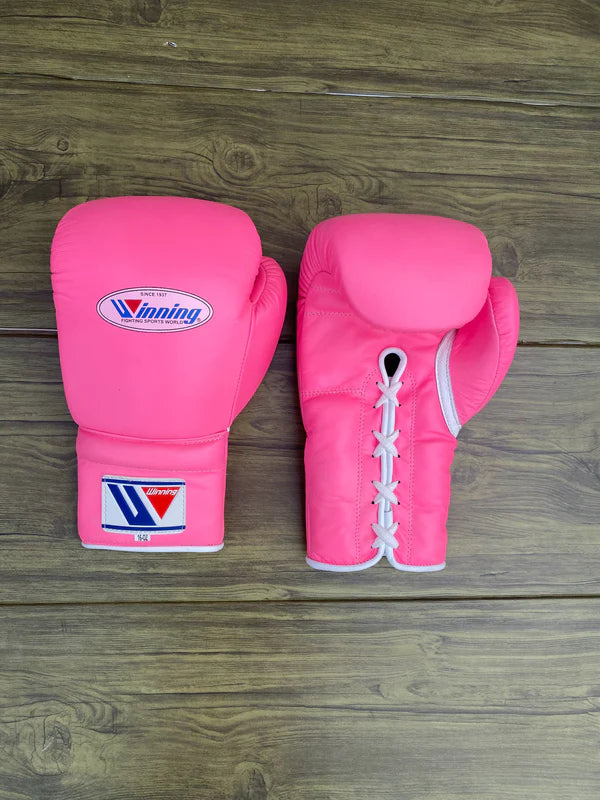 Customizable Pink Winning Boxing Sets With Cheeks Head Guard