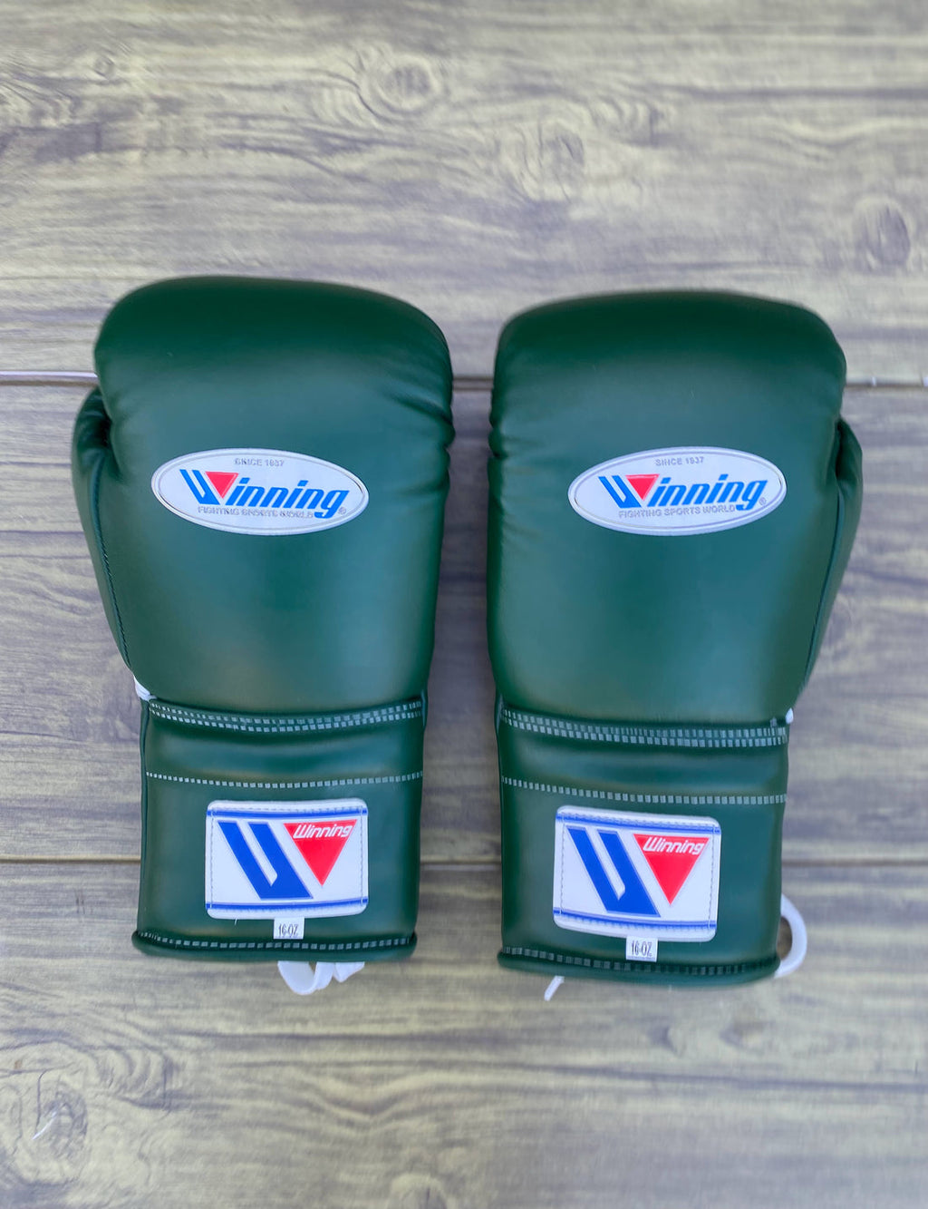 Customizable Green Winning Boxing Sets With Cheeks Head Guard