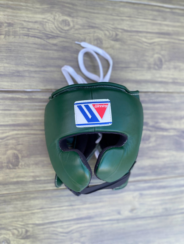 Customizable Green Winning Boxing Sets With Cheeks Head Guard