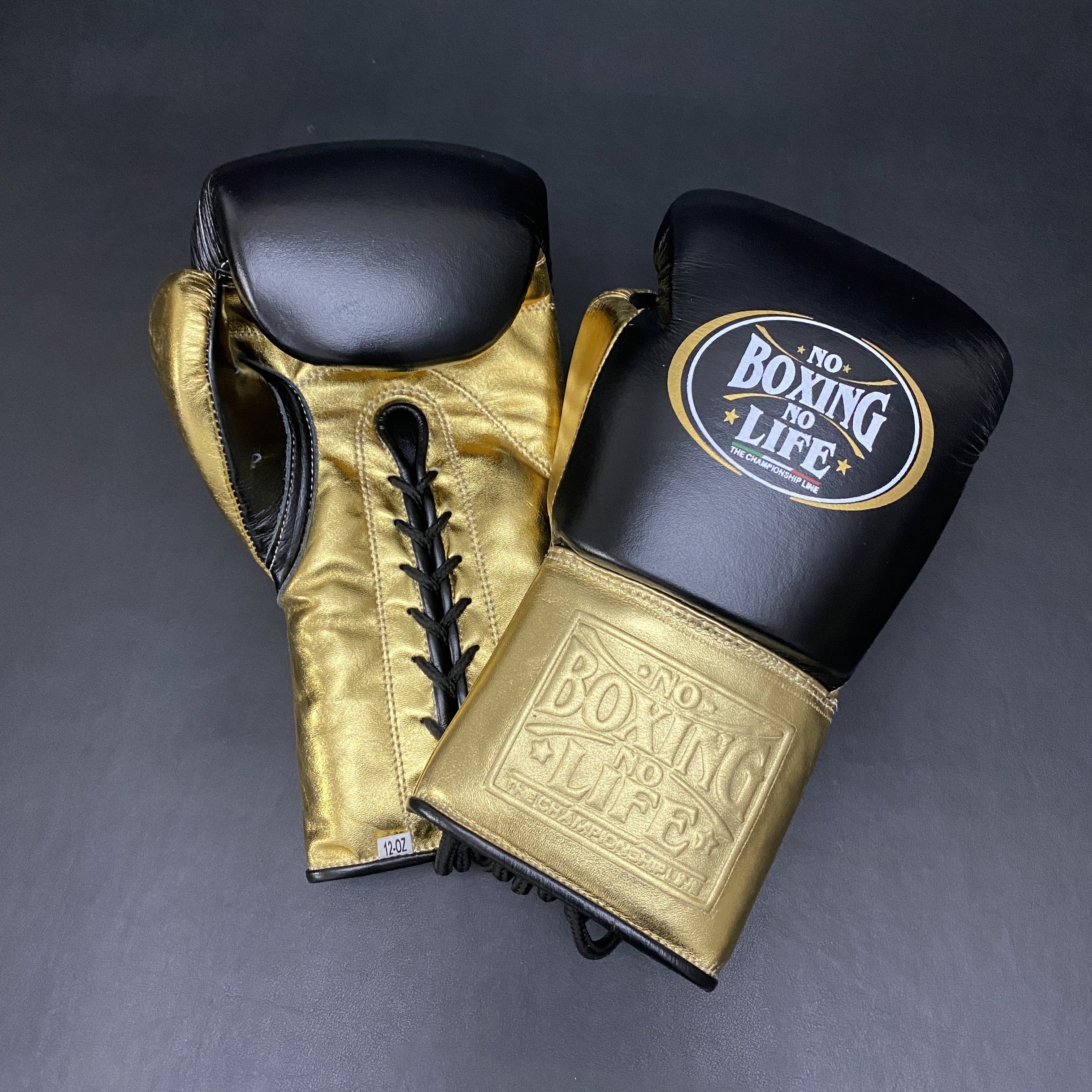 Customizable Black and Gold No Boxing No Life Boxing Set With Cheeks Head Guard