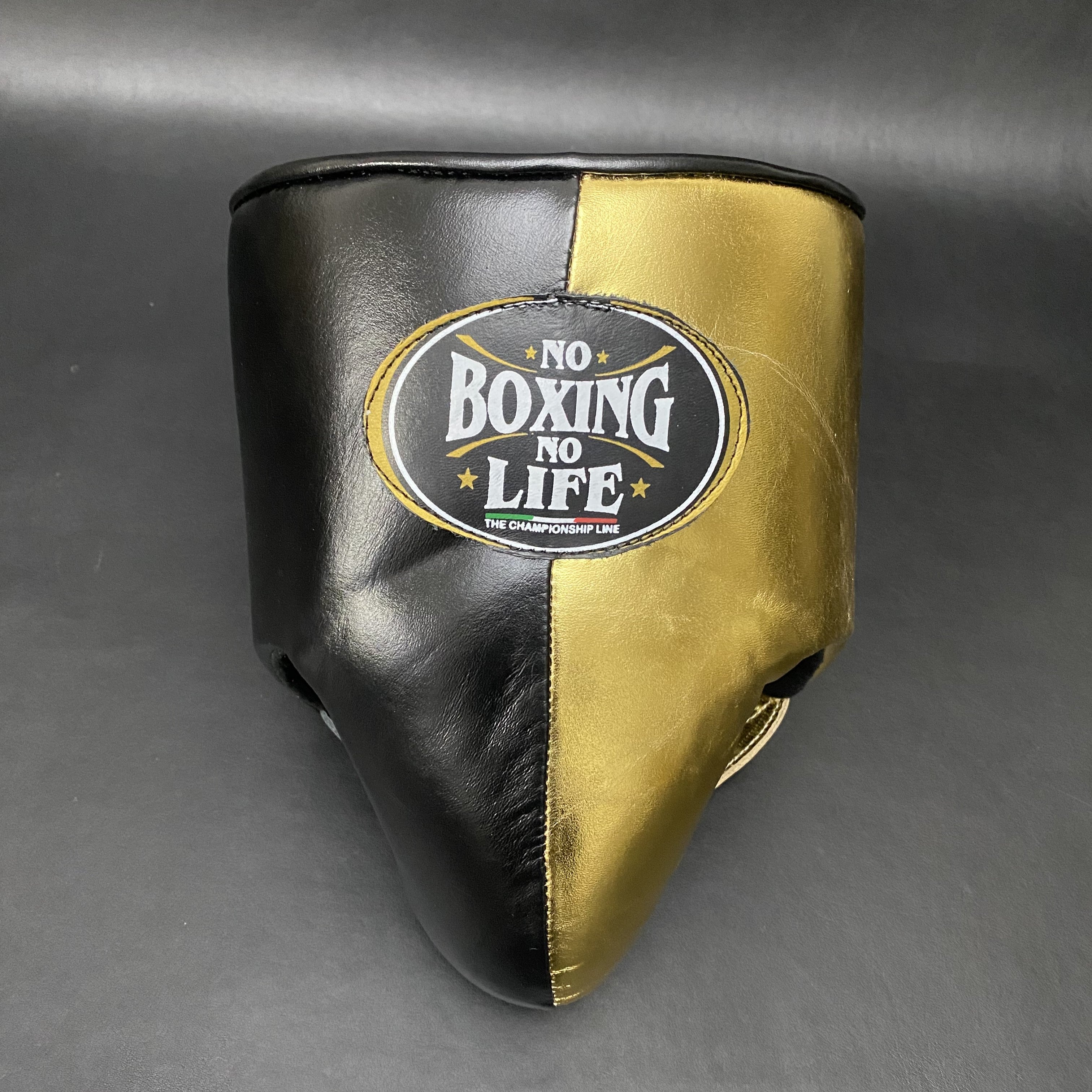 Customizable Black and Gold No Boxing No Life Boxing Set With Cheeks Head Guard
