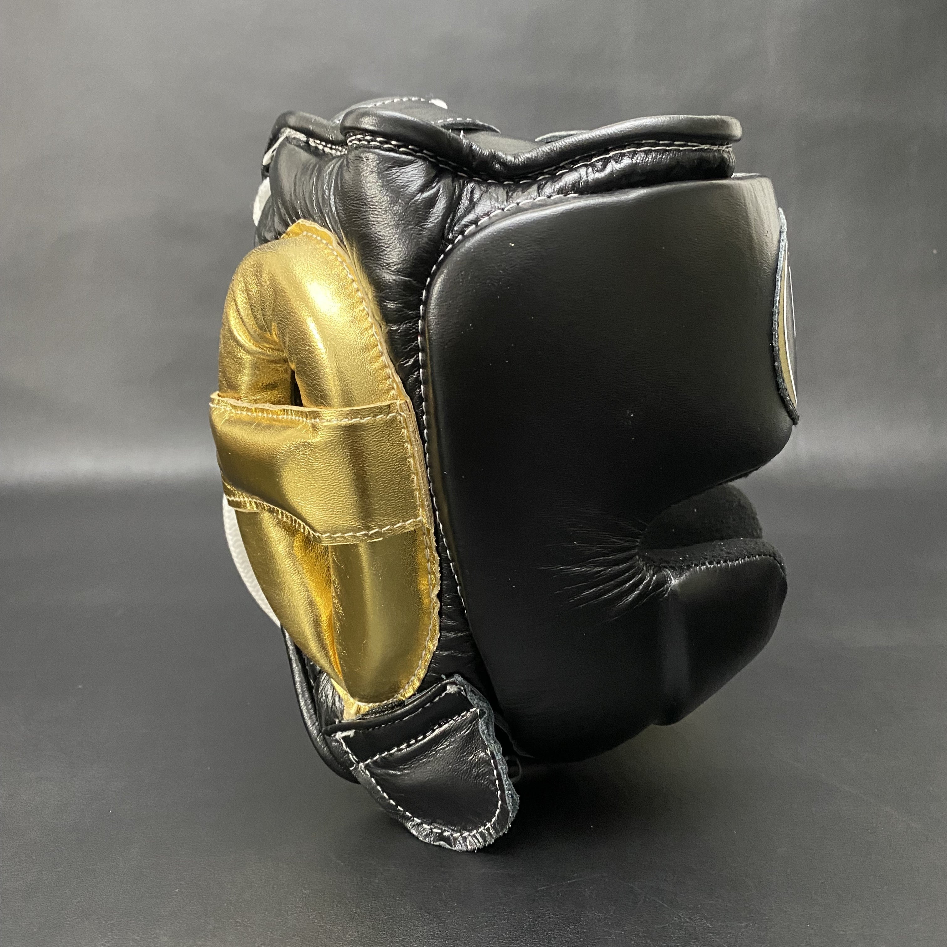 Customizable Black and Gold No Boxing No Life Boxing Head Guard