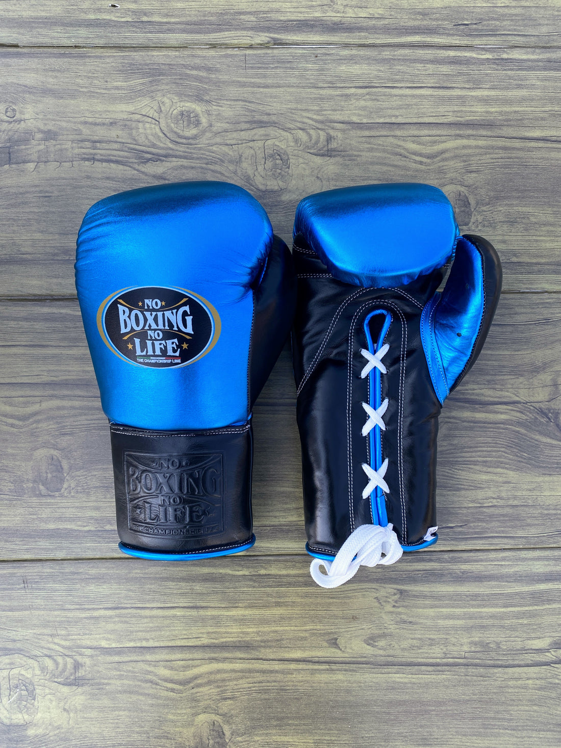 Customizable Blue and Black No Boxing No Life Boxing Sets With Cheeks Head Guard