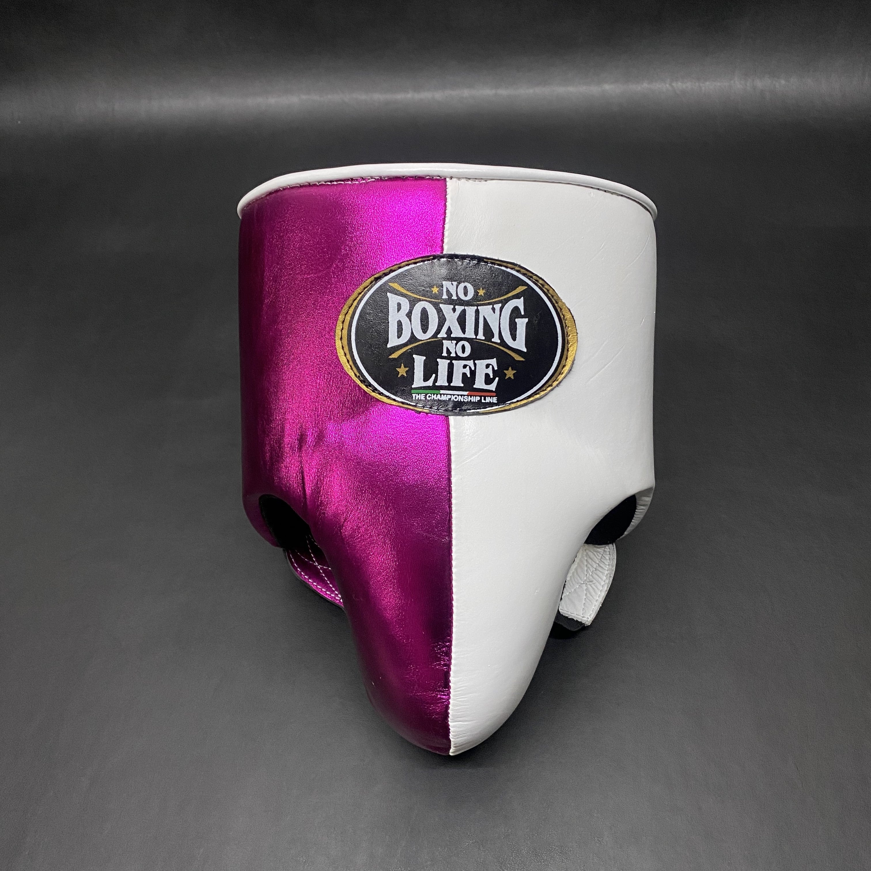 Customizable White and Pink No Boxing No Life Boxing Set With Cheeks Head Guard
