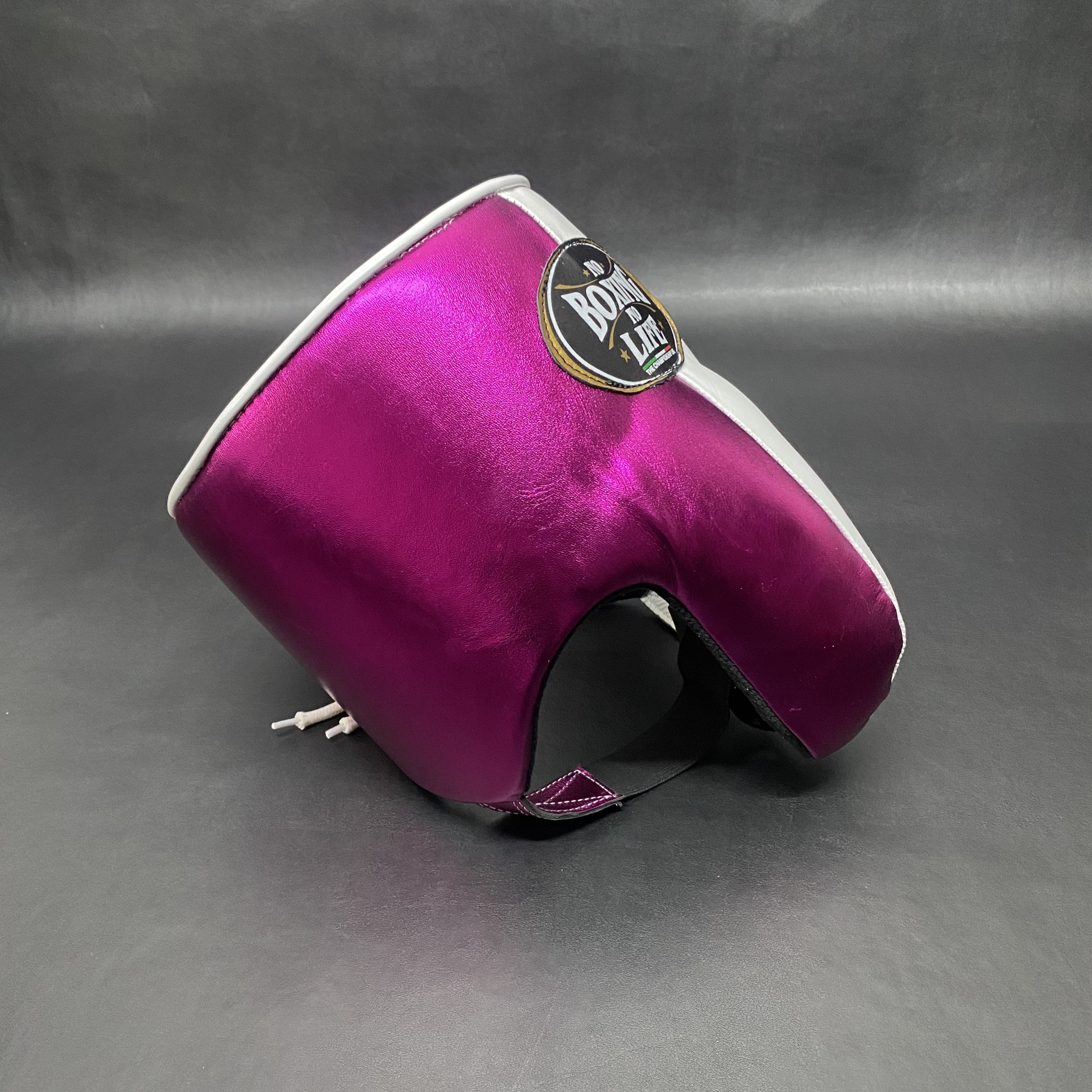 Customizable Pink and White No Boxing No Life Boxing Groin Guards