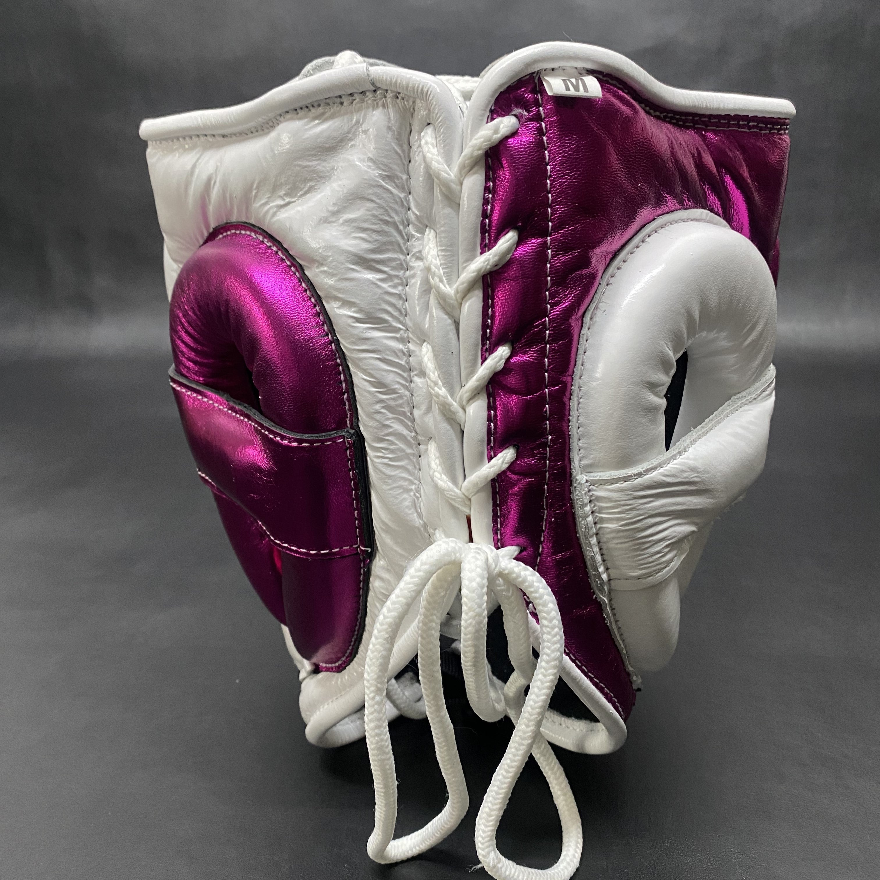 Customizable White and Pink No Boxing No Life Boxing Head Guard