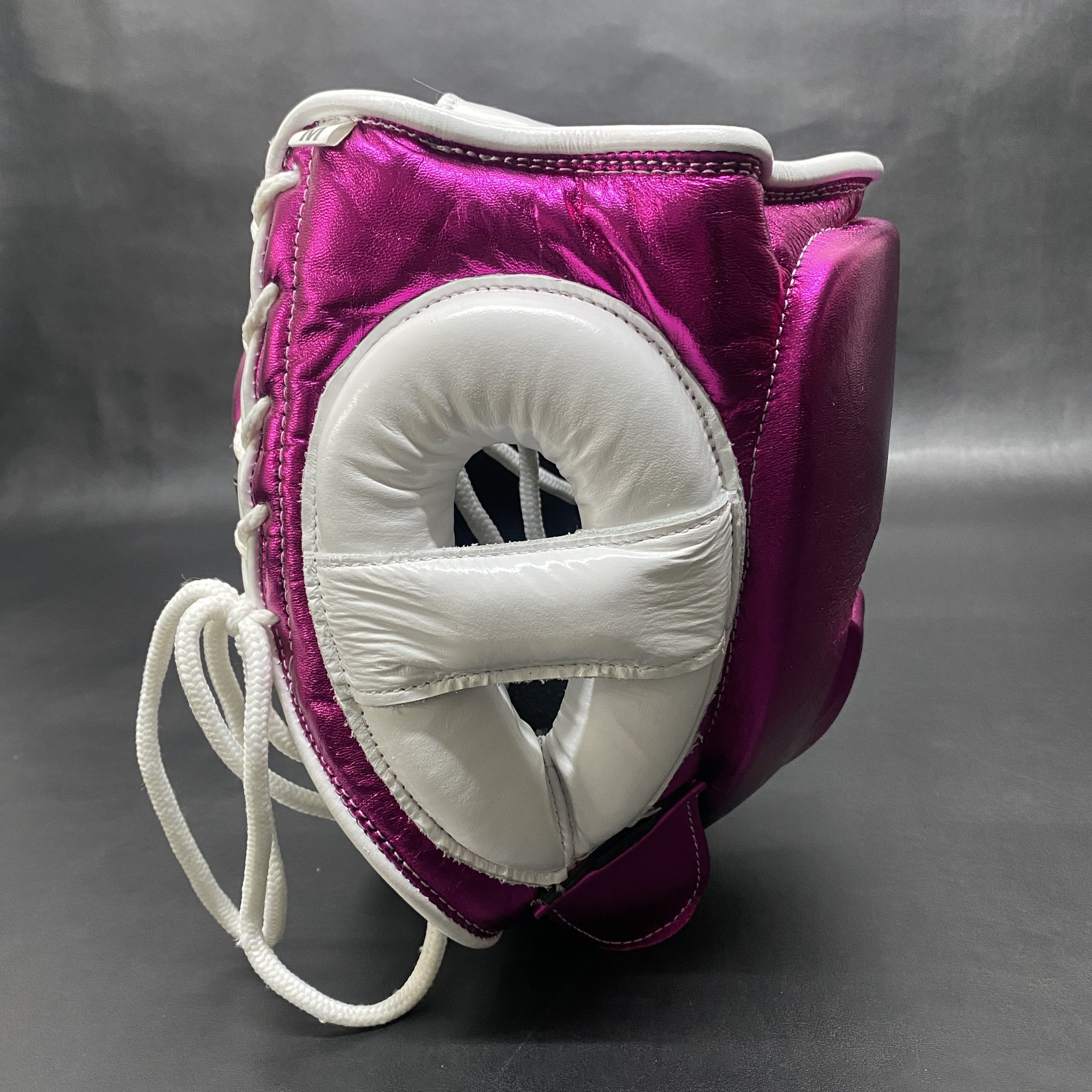 Customizable White and Pink No Boxing No Life Boxing Head Guard
