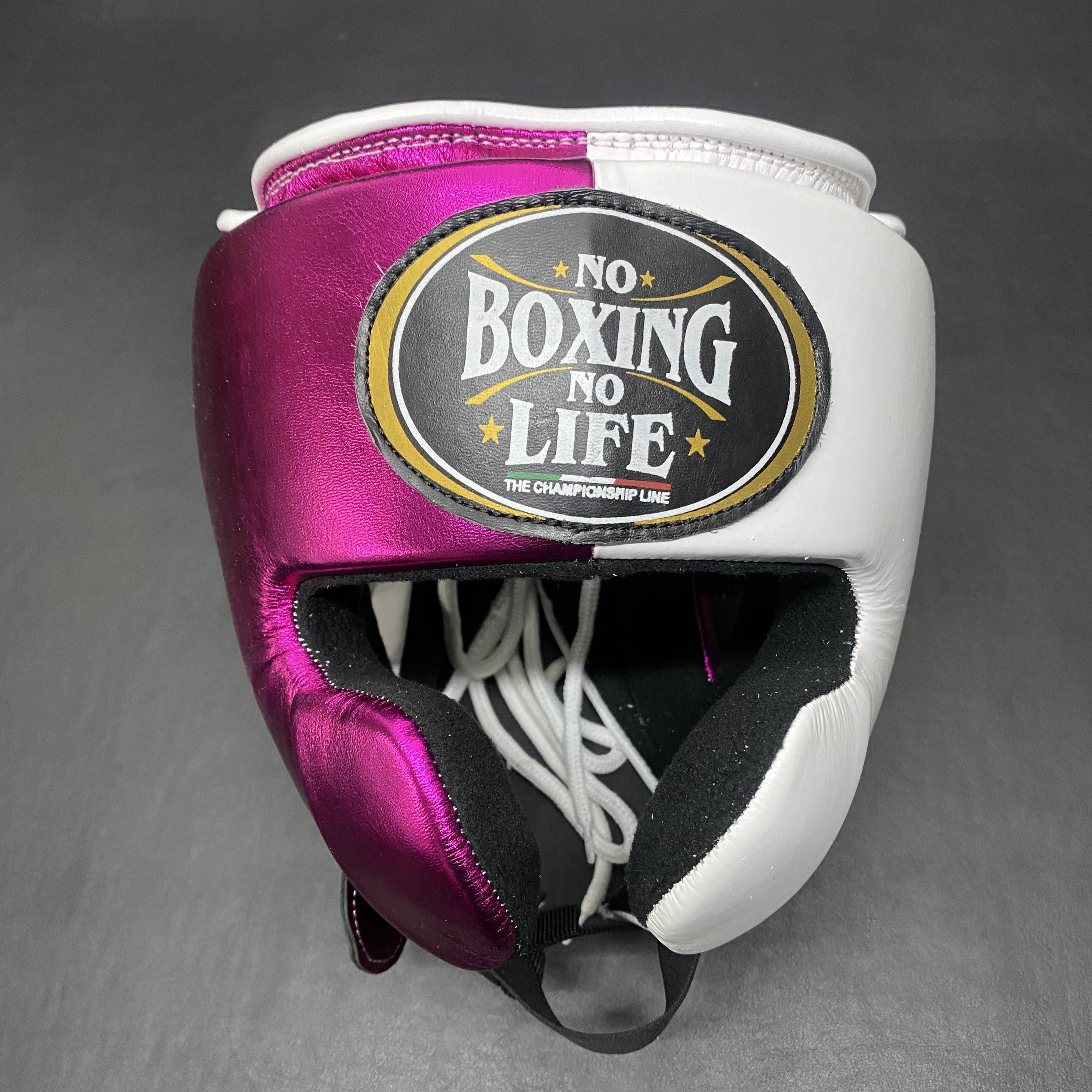 Customizable White and Pink No Boxing No Life Boxing Set With Cheeks Head Guard