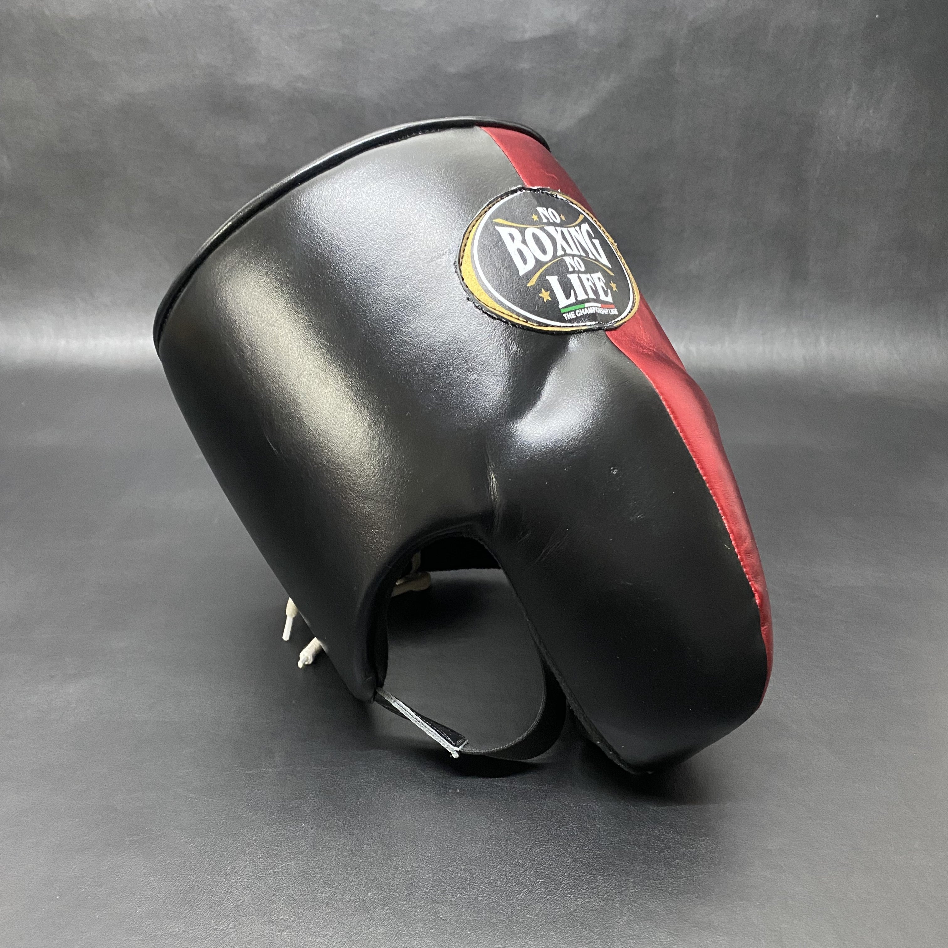 Customizable Black and Red No Boxing No Life Boxing Groin Guards