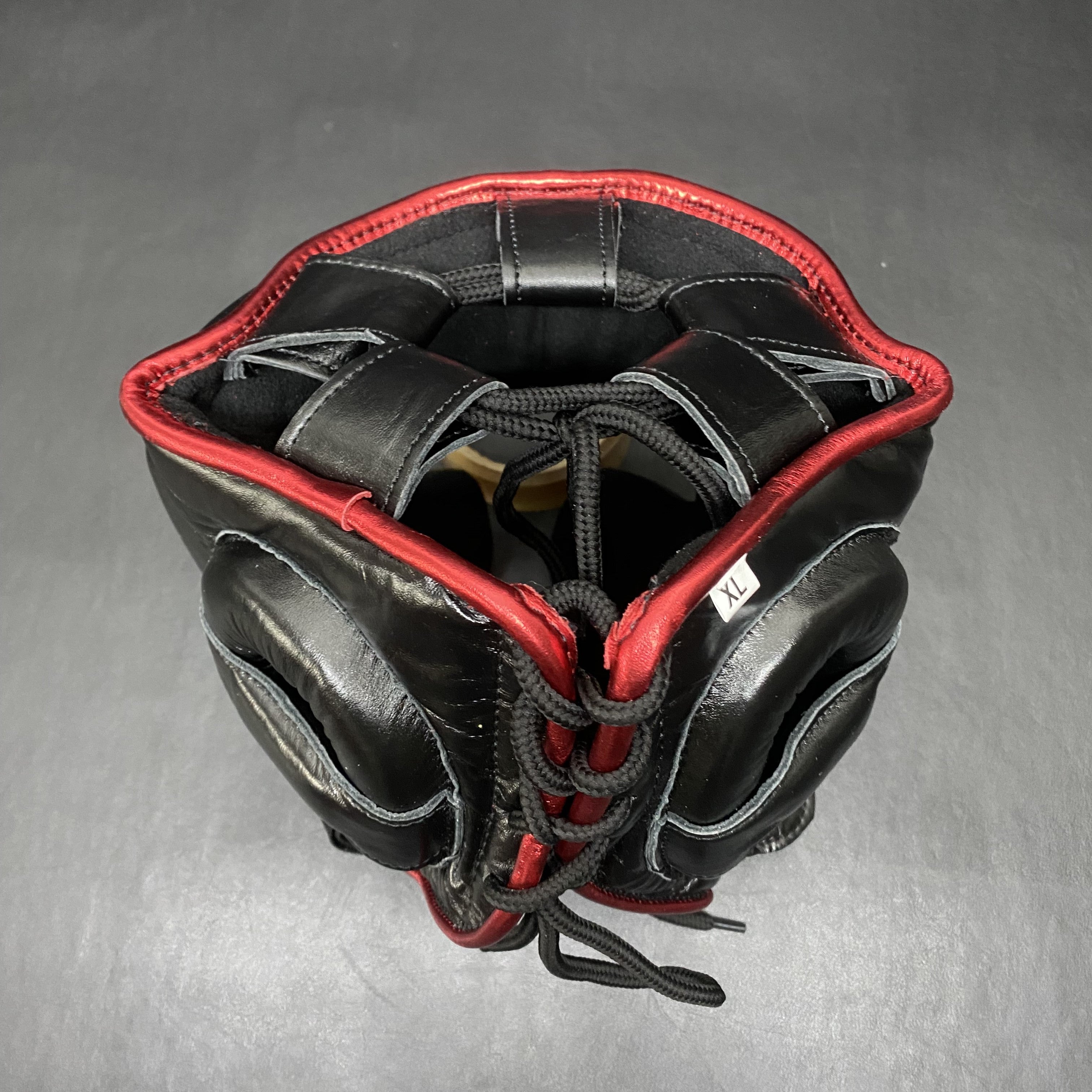 Customizable Black and Red No Boxing No Life Boxing Head Guard