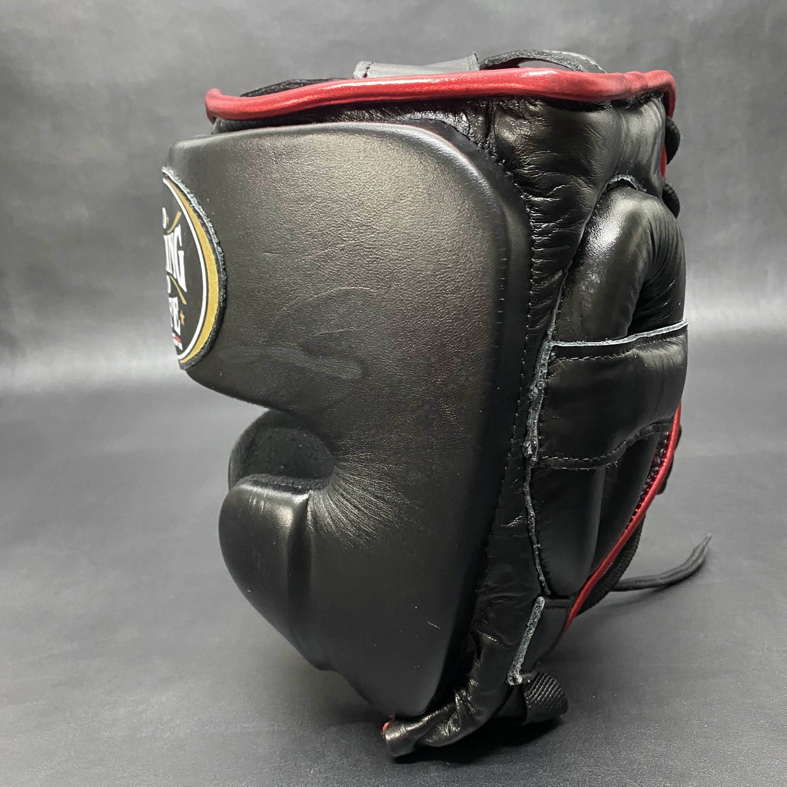 Customizable Black and Red No Boxing No Life Boxing Head Guard
