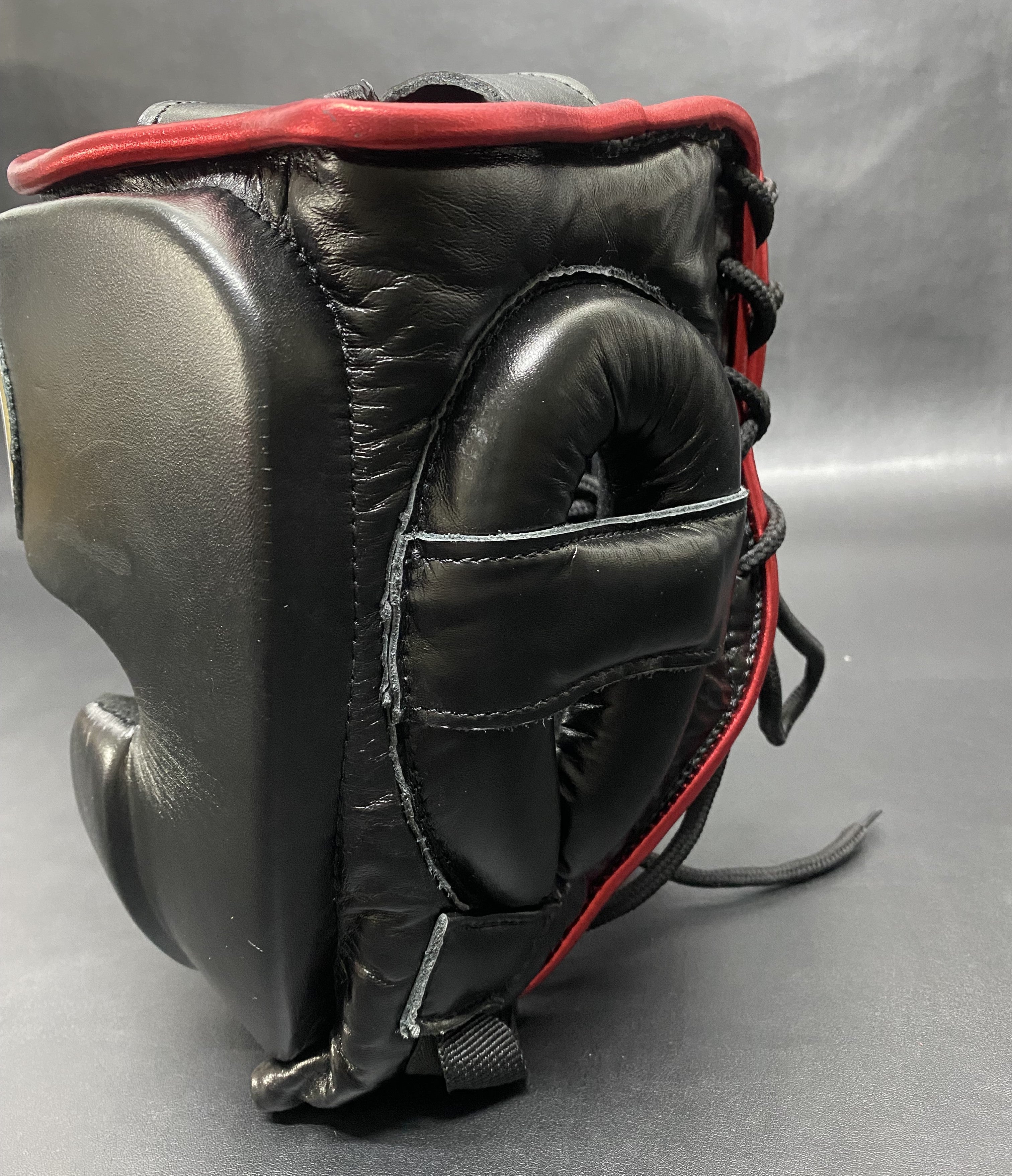 Customizable Black and Red No Boxing No Life Boxing Head Guard