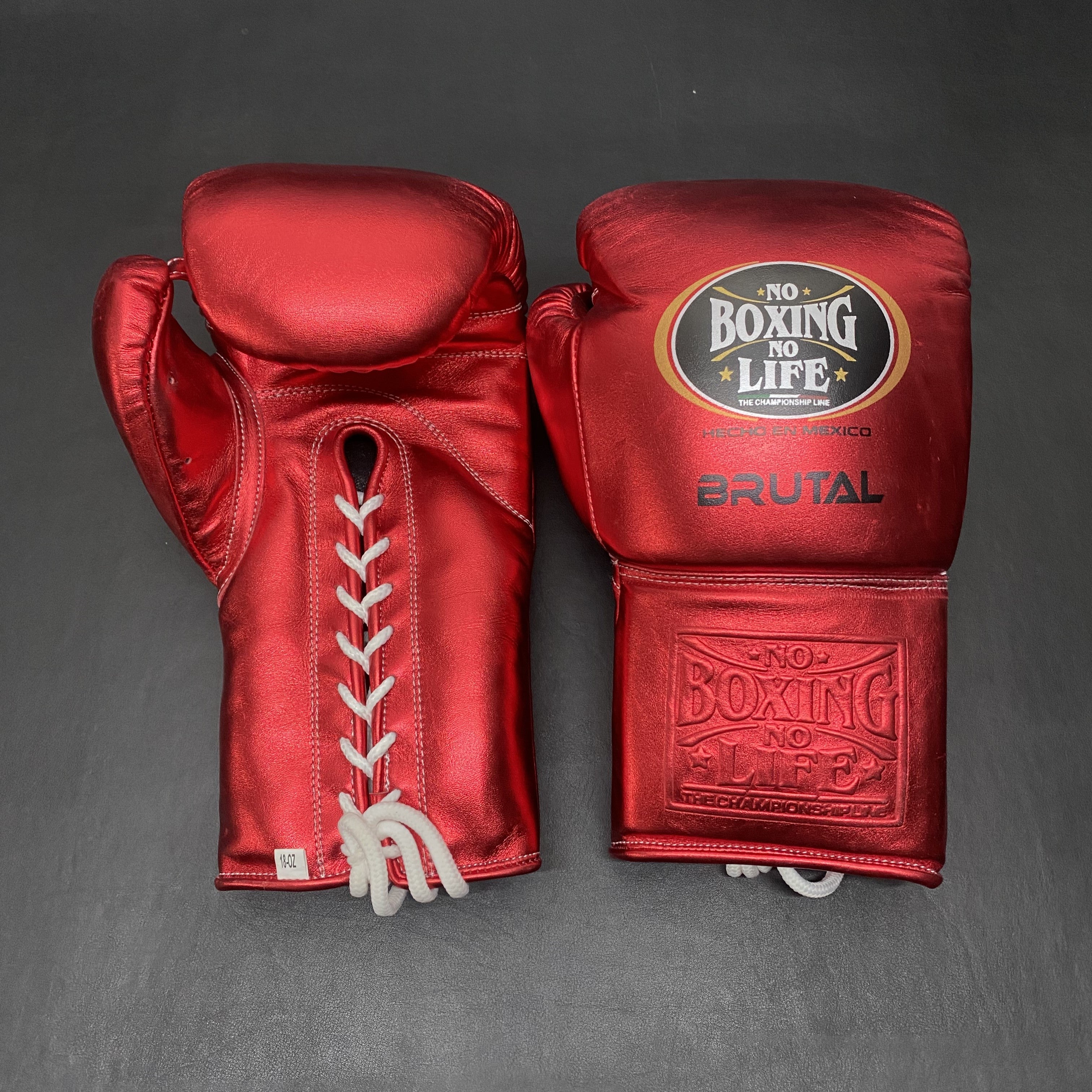 Customizable Red and Black No Boxing No Life Boxing Set With Cheeks Head Guard