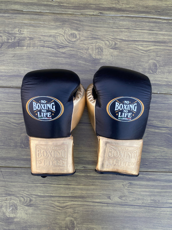 Customizable Black and Gold No Boxing No Life Boxing Sets With Cheeks Head Guard