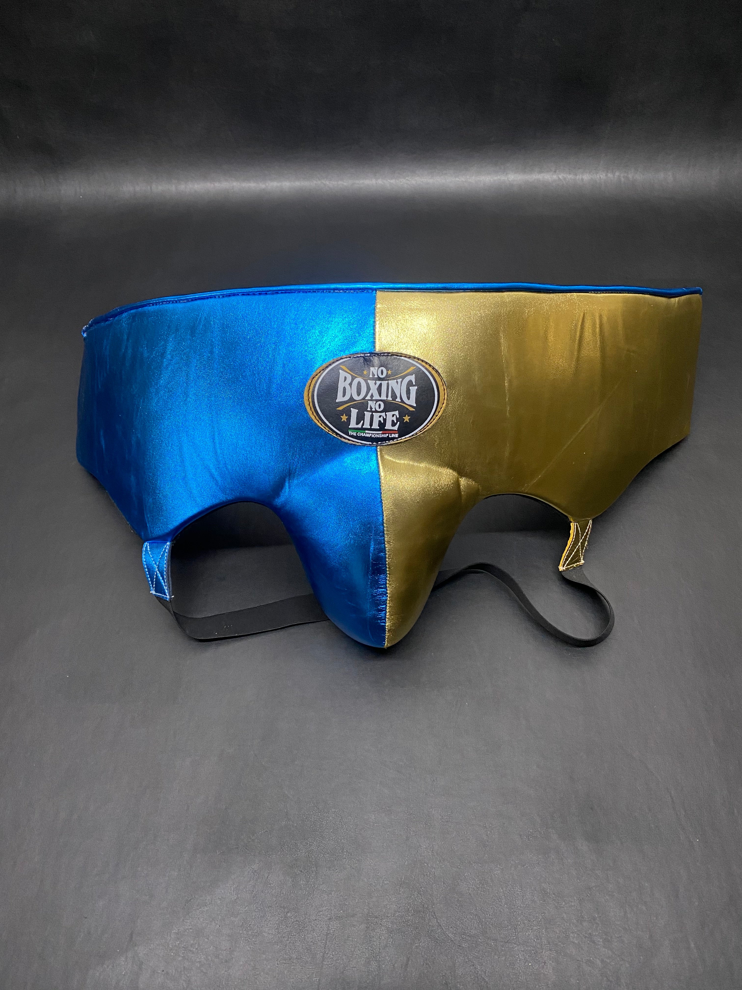 Customizable Blue and Gold No Boxing No Life Boxing Set With Cheeks Head Guard