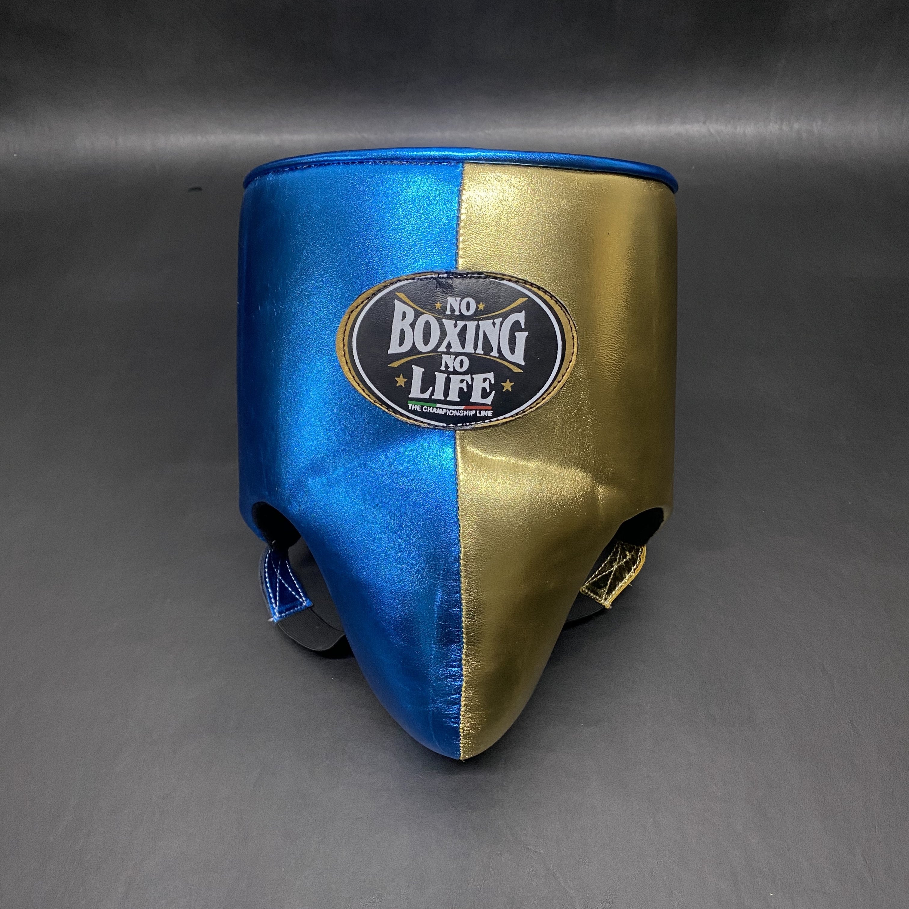 Customizable Blue and Gold No Boxing No Life Boxing Set With Cheeks Head Guard
