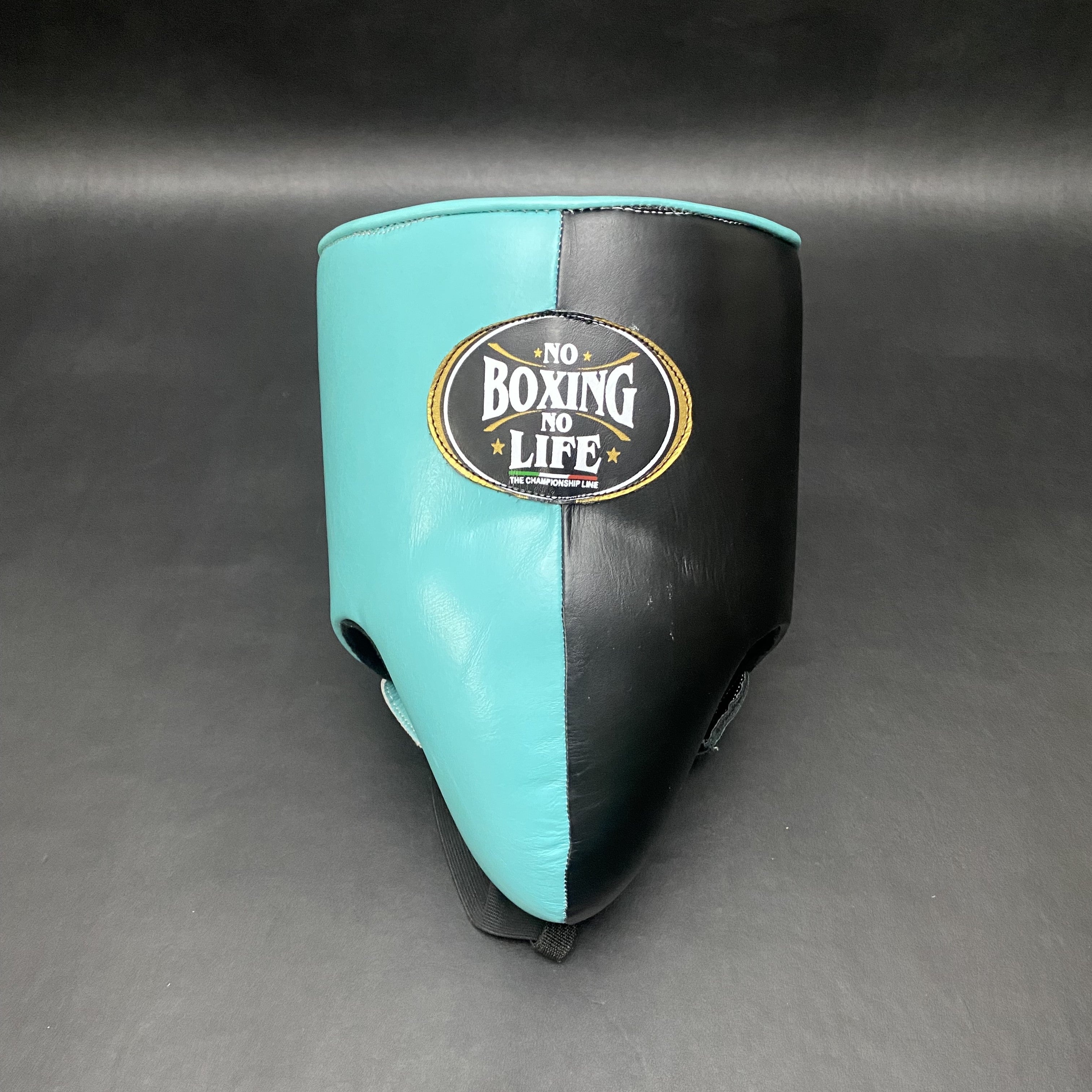 Customizable Turquoise blue and Black No Boxing No Life Boxing Set With Cheeks Head Guard