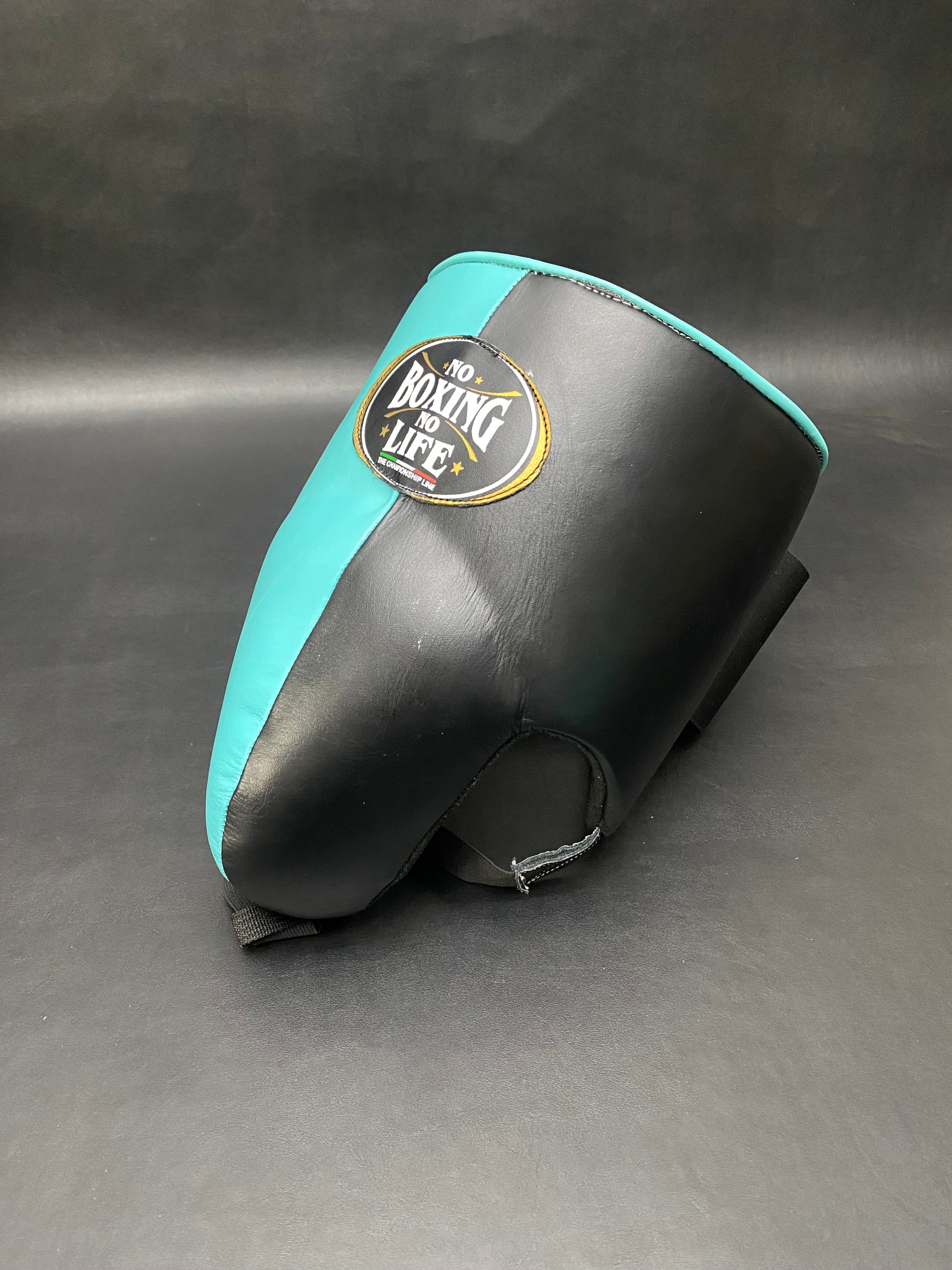 Customizable Turquoise blue and Black No Boxing No Life Boxing Set With Cheeks Head Guard