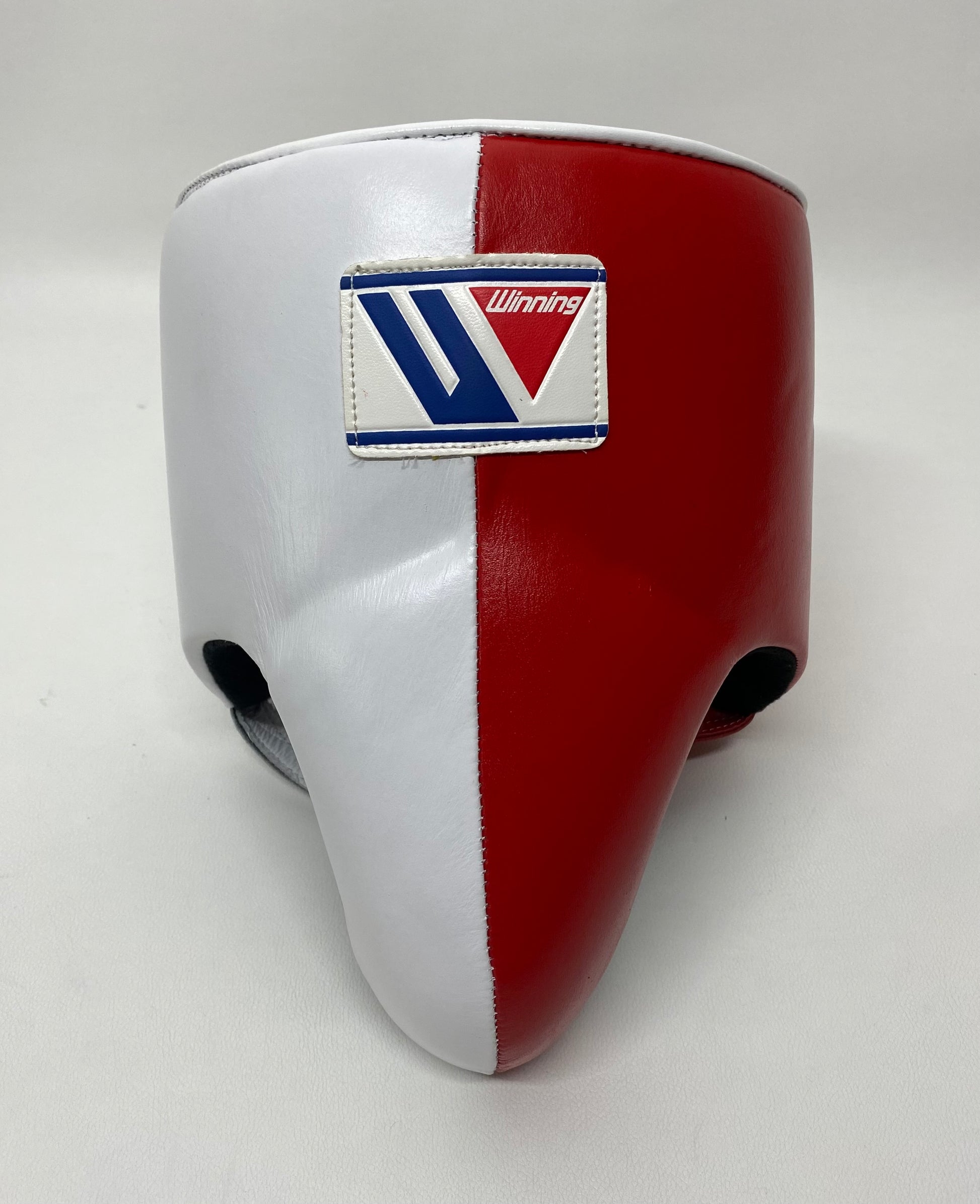 Customizable White and Red Winning Boxing Sets With Nose Bar Head Guard