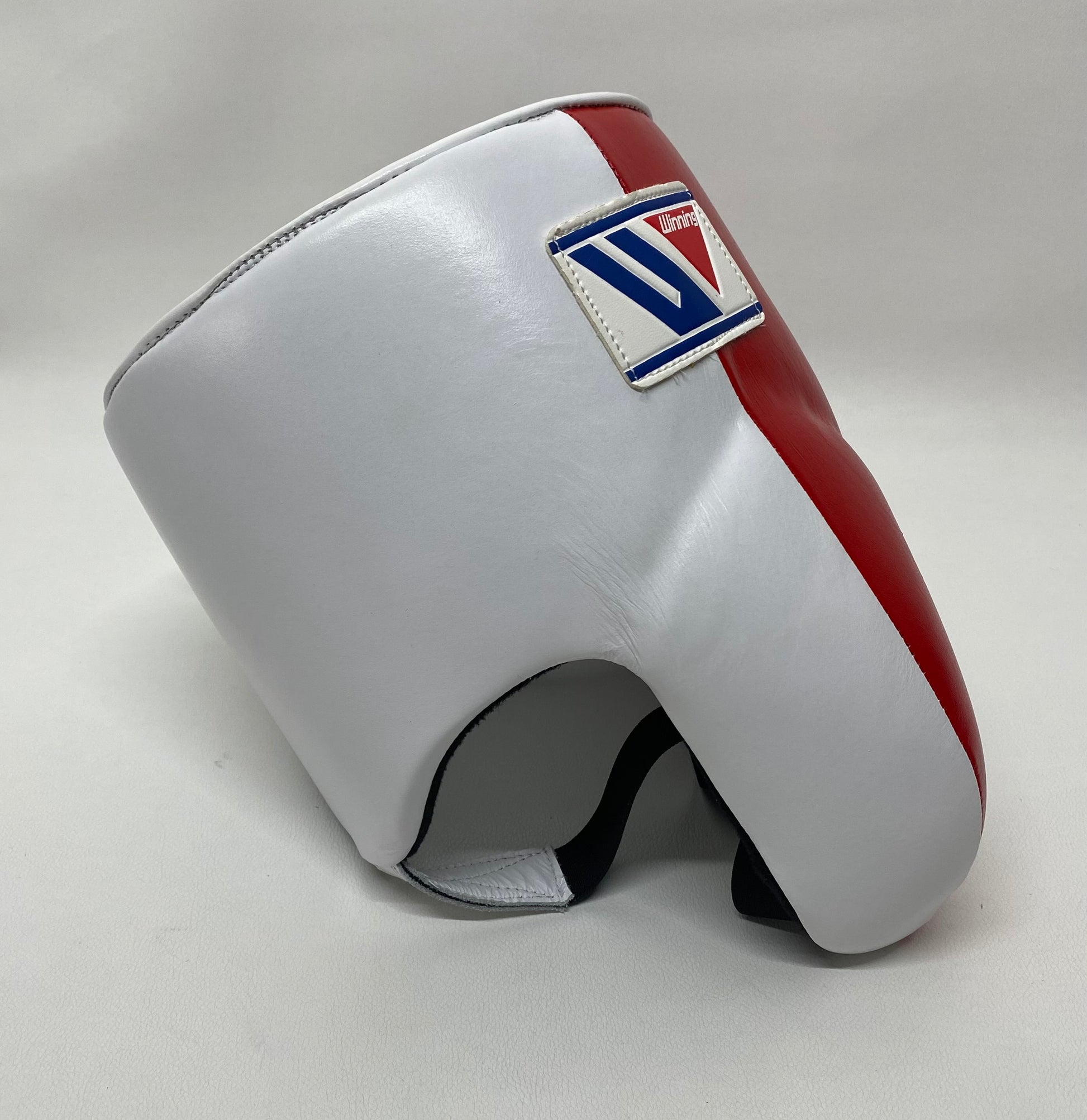 Customizable White and Red Winning Boxing Sets With Nose Bar Head Guard