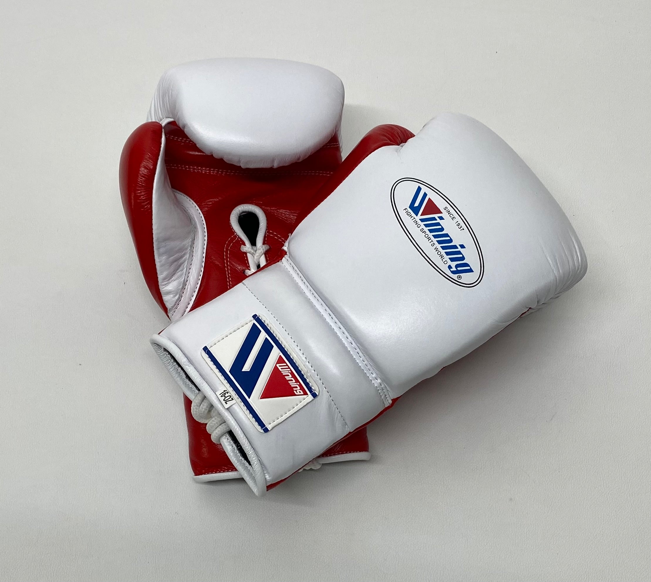 Customizable White and Red Winning Boxing Sets With Nose Bar Head Guard