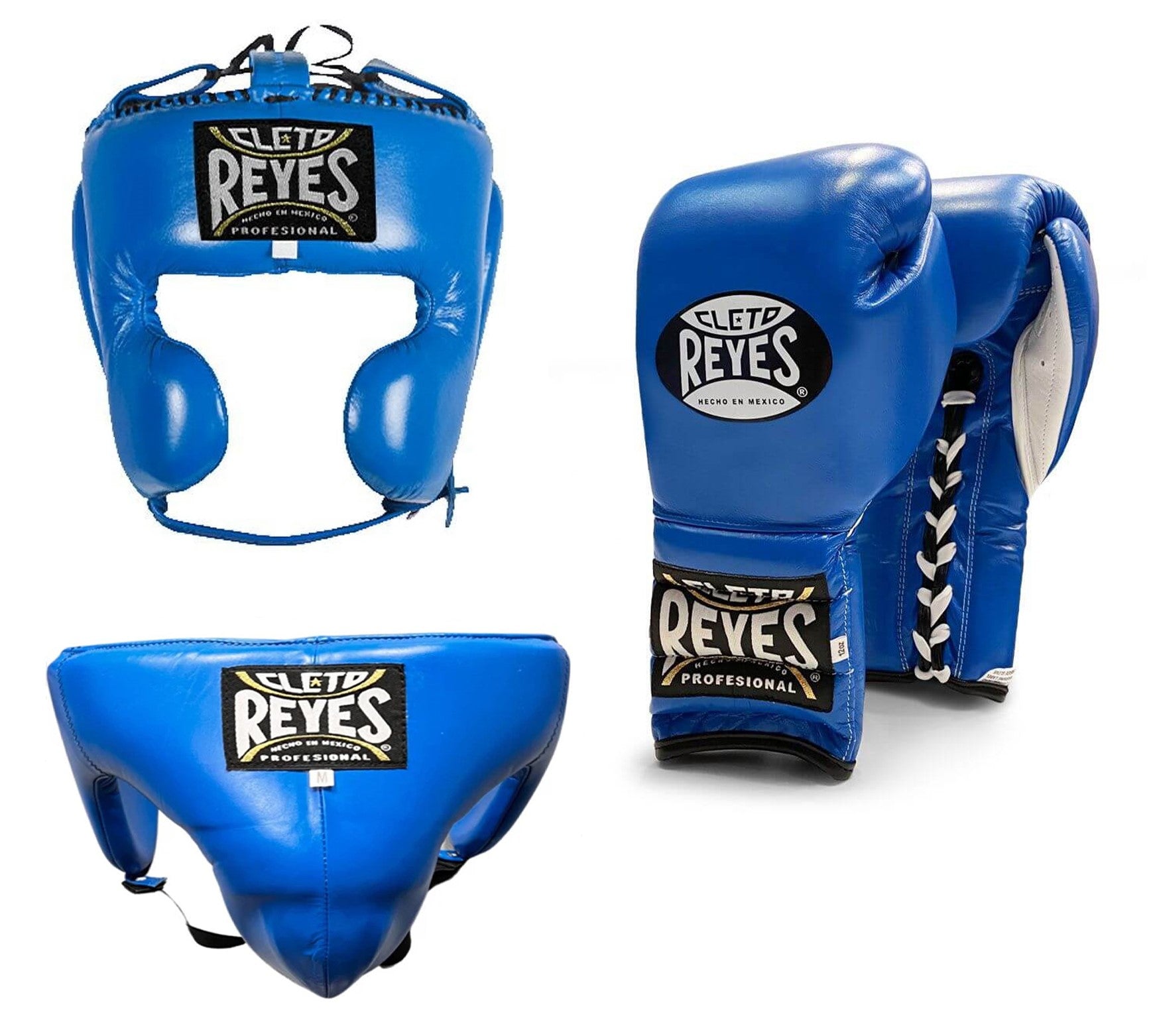 Customizable Blue Cleto Reyes Boxing Sets With Cheeks Head Guard