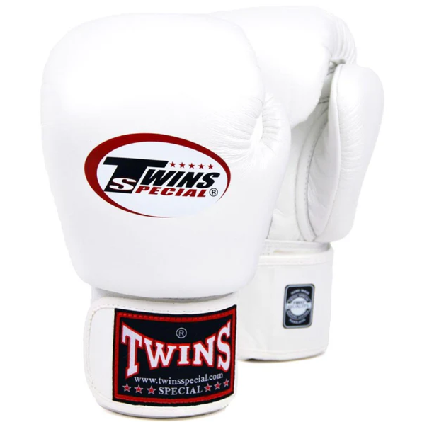 Customizable White Twins Boxing Gloves, Twins Velcro Boxing Gloves, Christmas Gift for Men's and Women's, Thanksgiving Gifts for Him and Her