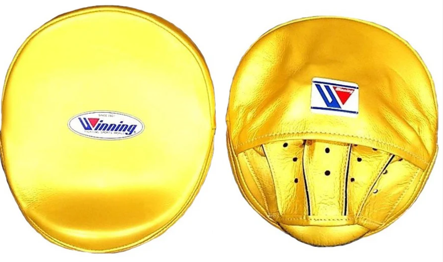 Winning Oval Curved Punch Mitts - Red