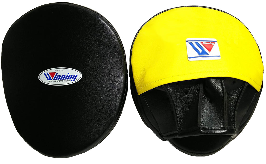 Winning Oval Curved Punch Mitts - Red · White · Gray