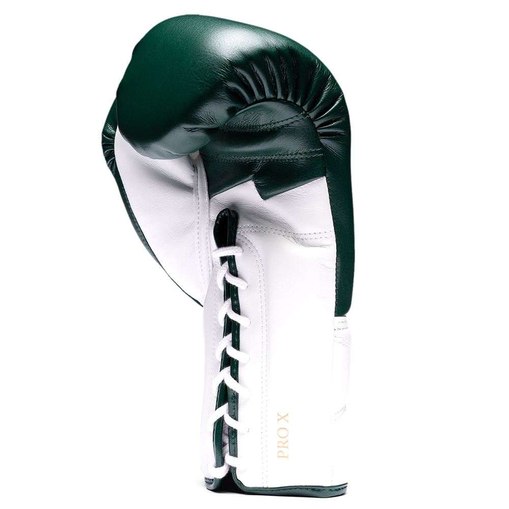 Customizable Green and White Fly Boxing Gloves, Fly Lace up Boxing Gloves, Christmas Gift for Men's and Women's, Thanksgiving Gifts for Him and Her