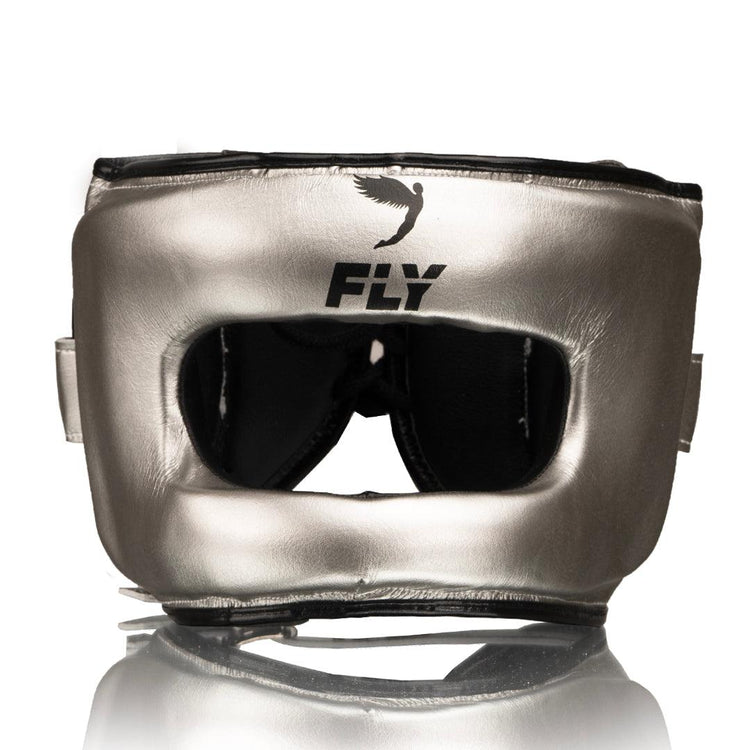 Customizable Silver and Black Fly Boxing Set, Fly Velcro Boxing Gloves, and Full Face Head Guard Christmas Gift for Men's and Women's, Thanksgiving Gifts for Him and Her