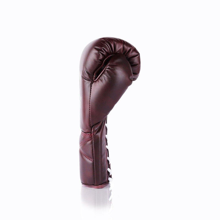 Customizable Oxblood Fly Boxing Gloves, Fly Lace up Boxing Gloves, Christmas Gift for Men's and Women's, Thanksgiving Gifts for Him and Her
