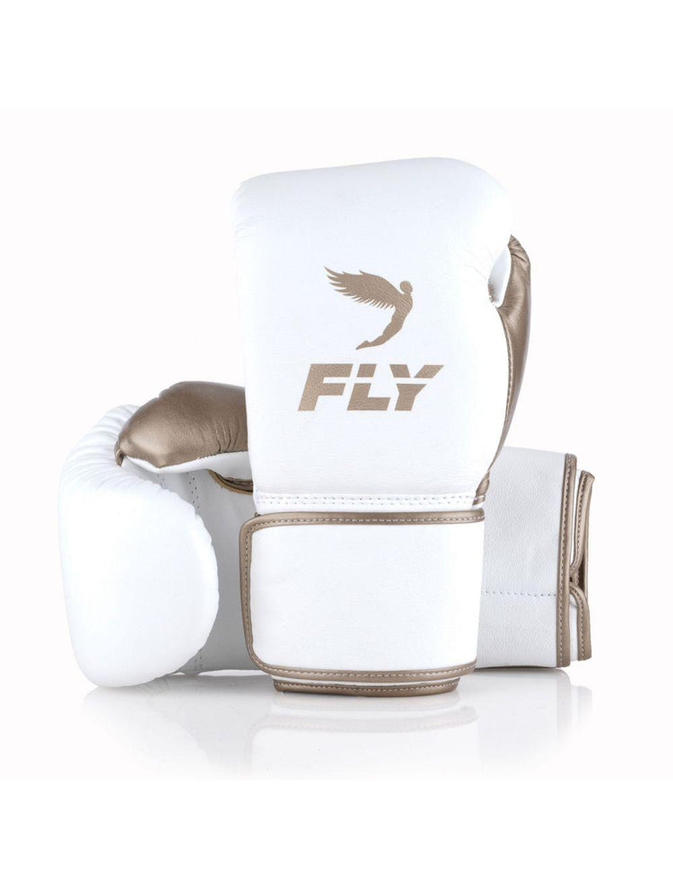 Customizable White and Gold Fly Boxing Gloves, Fly Lace up Boxing Gloves, Christmas Gift for Men's and Women's, Thanksgiving Gifts for Him and Her